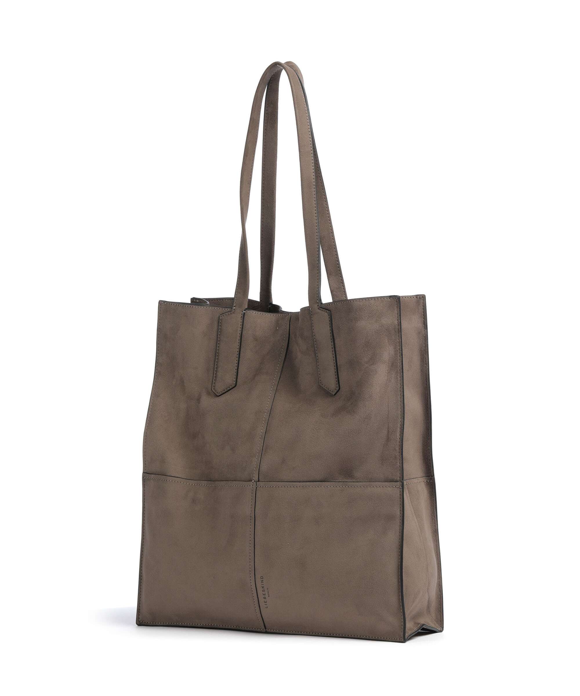 Liebeskind Amy Vegan Suede L Boodschappentas neutral grey - Image 2