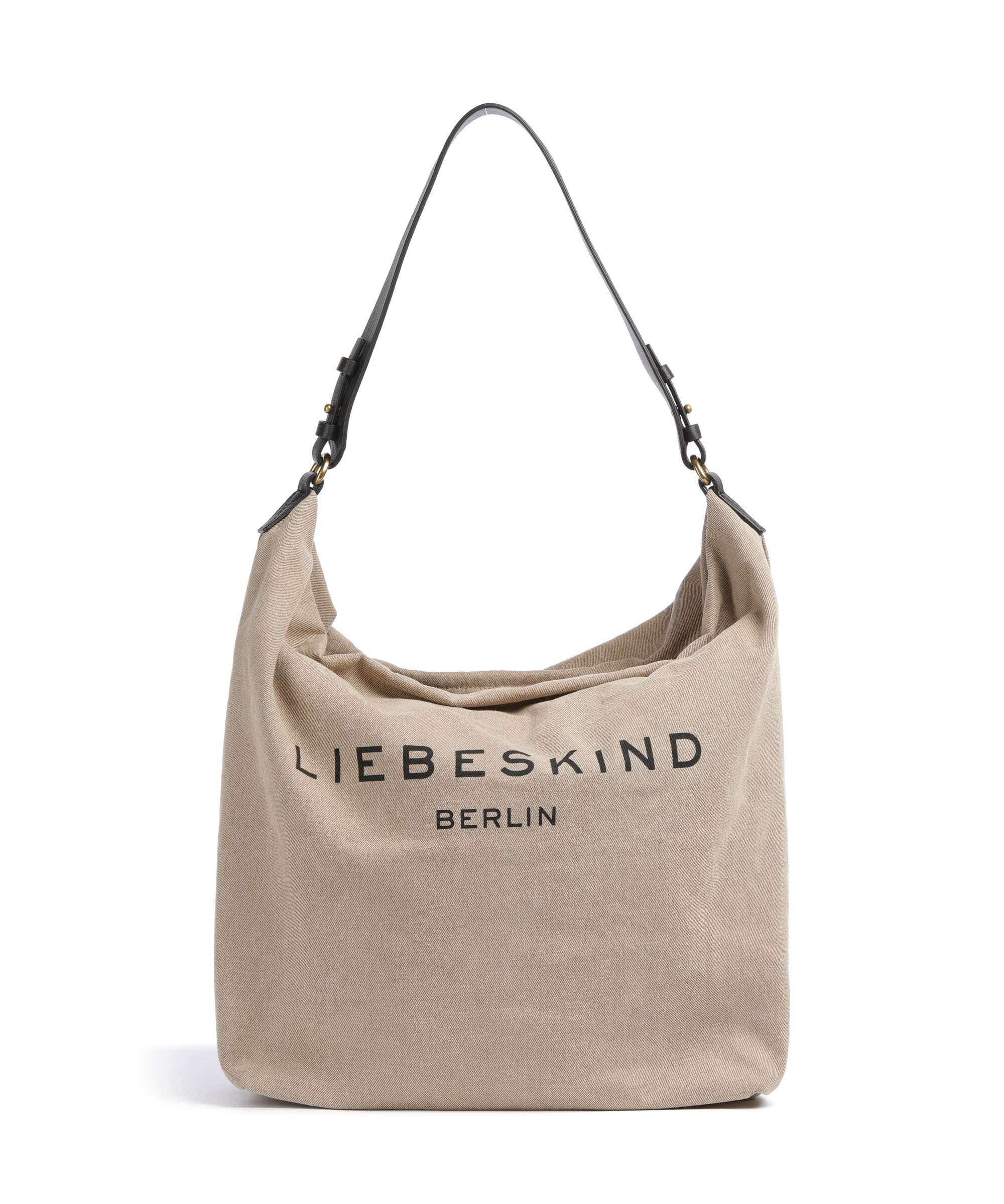 Liebeskind Clea Denim Hobo tas beige