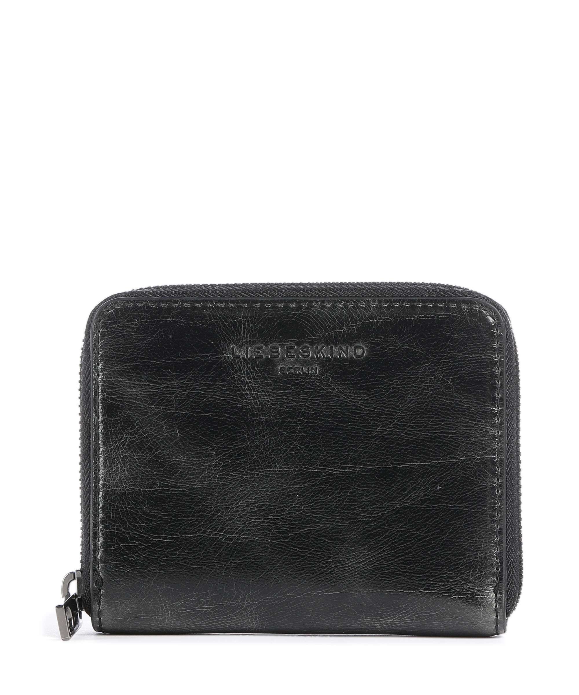 Liebeskind Conny Lack Distressed Portemonnee dark stone