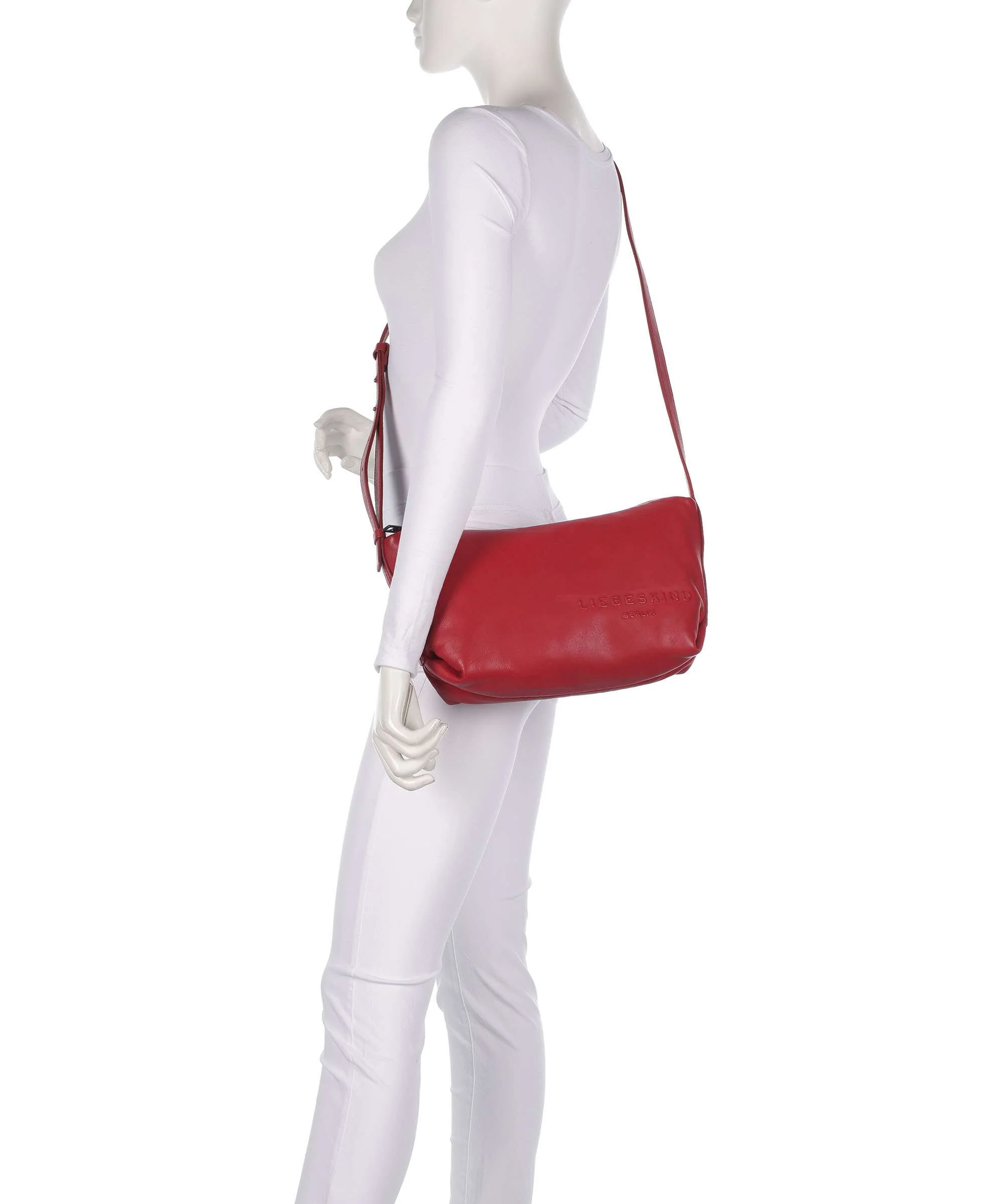 Liebeskind Elvira Sheep Natural M Crossbody tas true red - Image 3