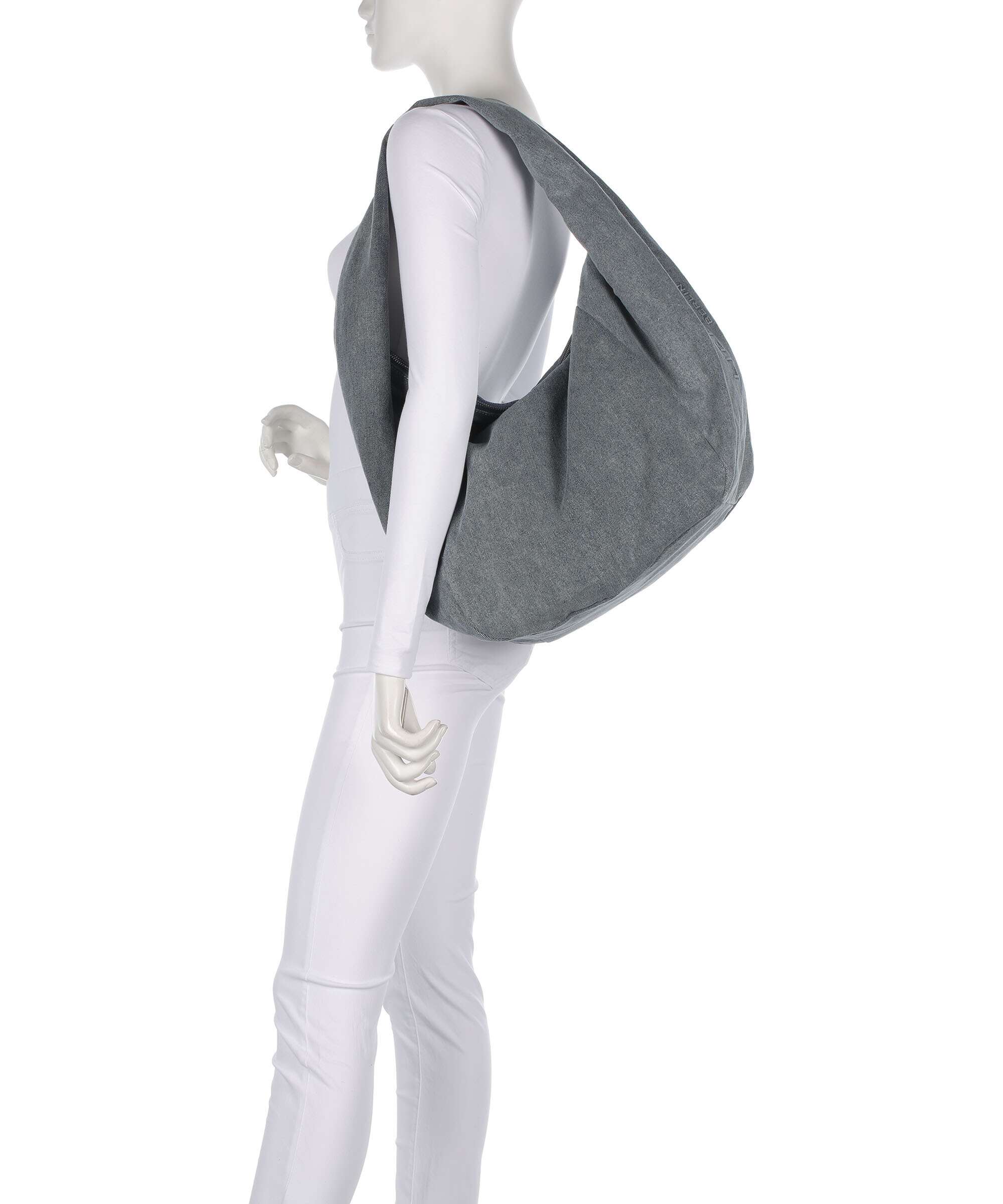 Liebeskind Farrah Denim L Hobo tas blue denim - Image 3