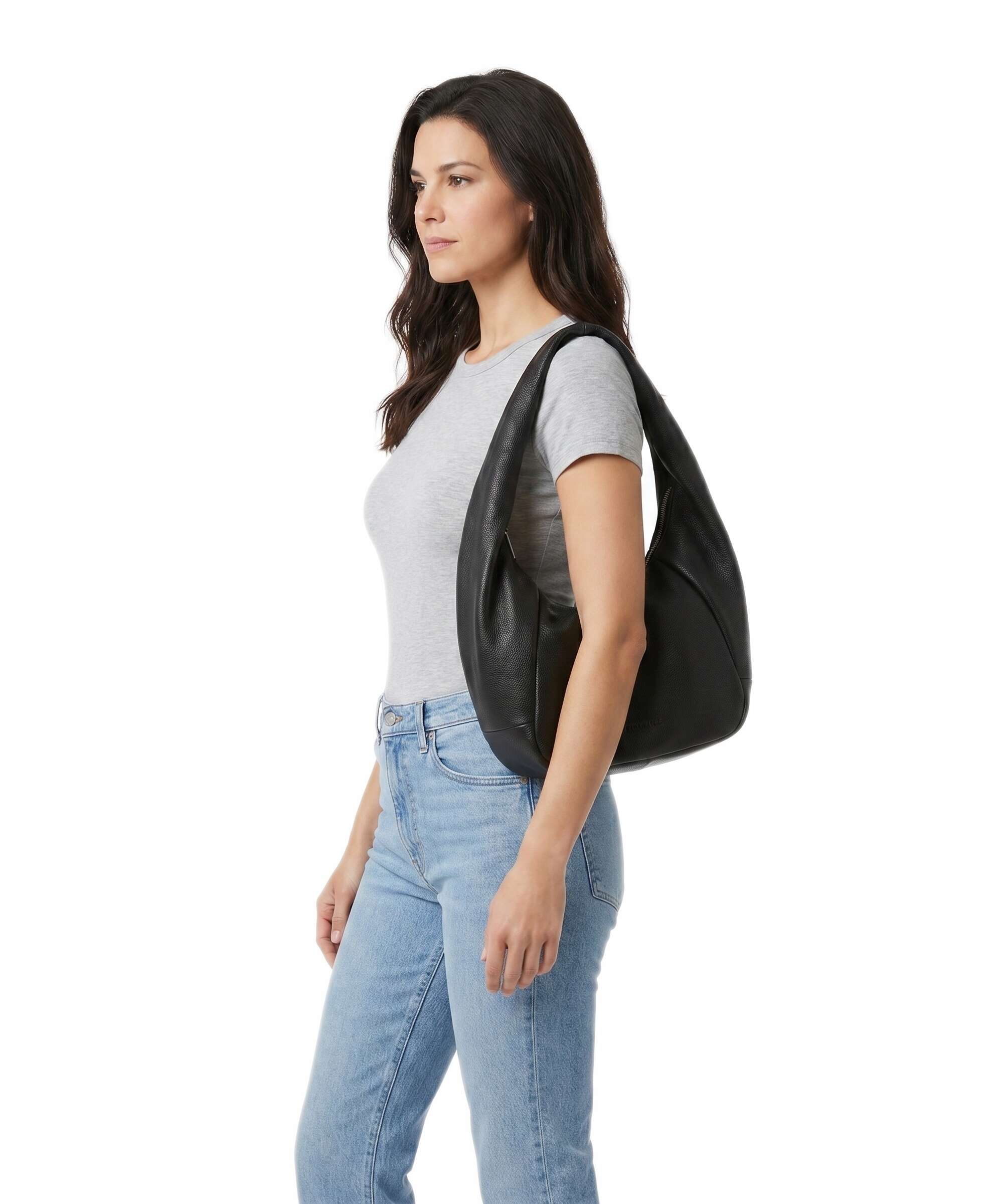 Liebeskind Farrah Small Pebble M Hobo tas black - Image 3