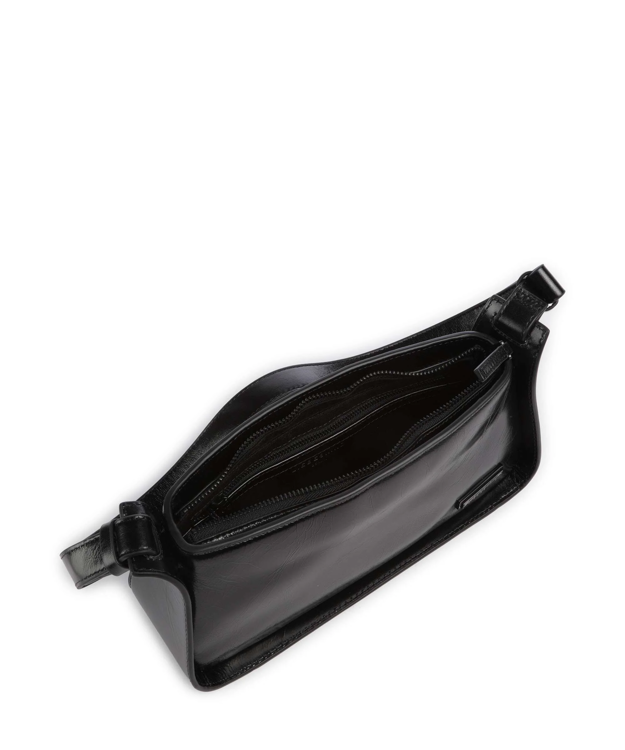 Liebeskind Franzis Lack Distressed S Schoudertas black - Image 6