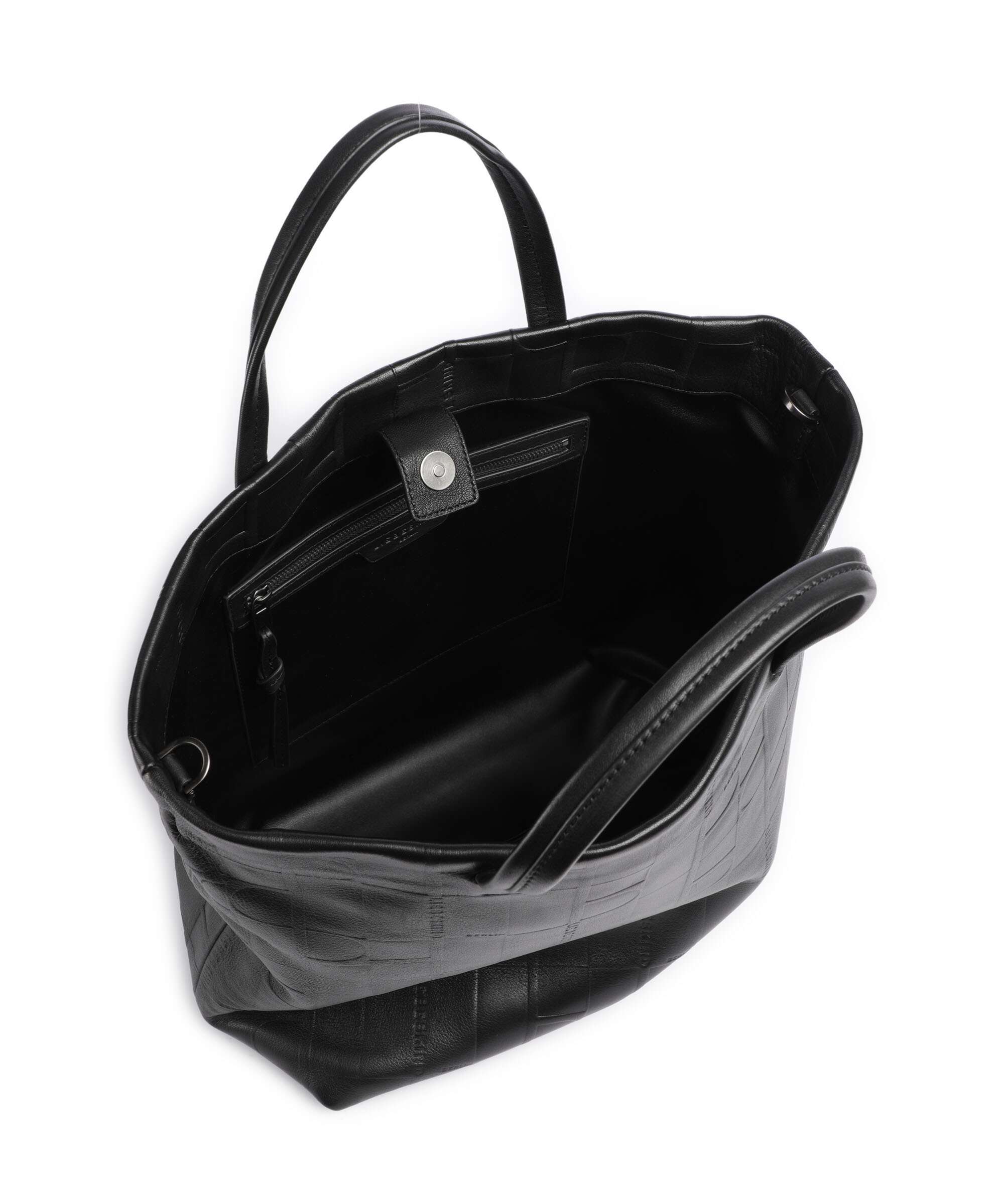 Liebeskind Hera Monogram Sheep Natural L Handtas black - Image 6