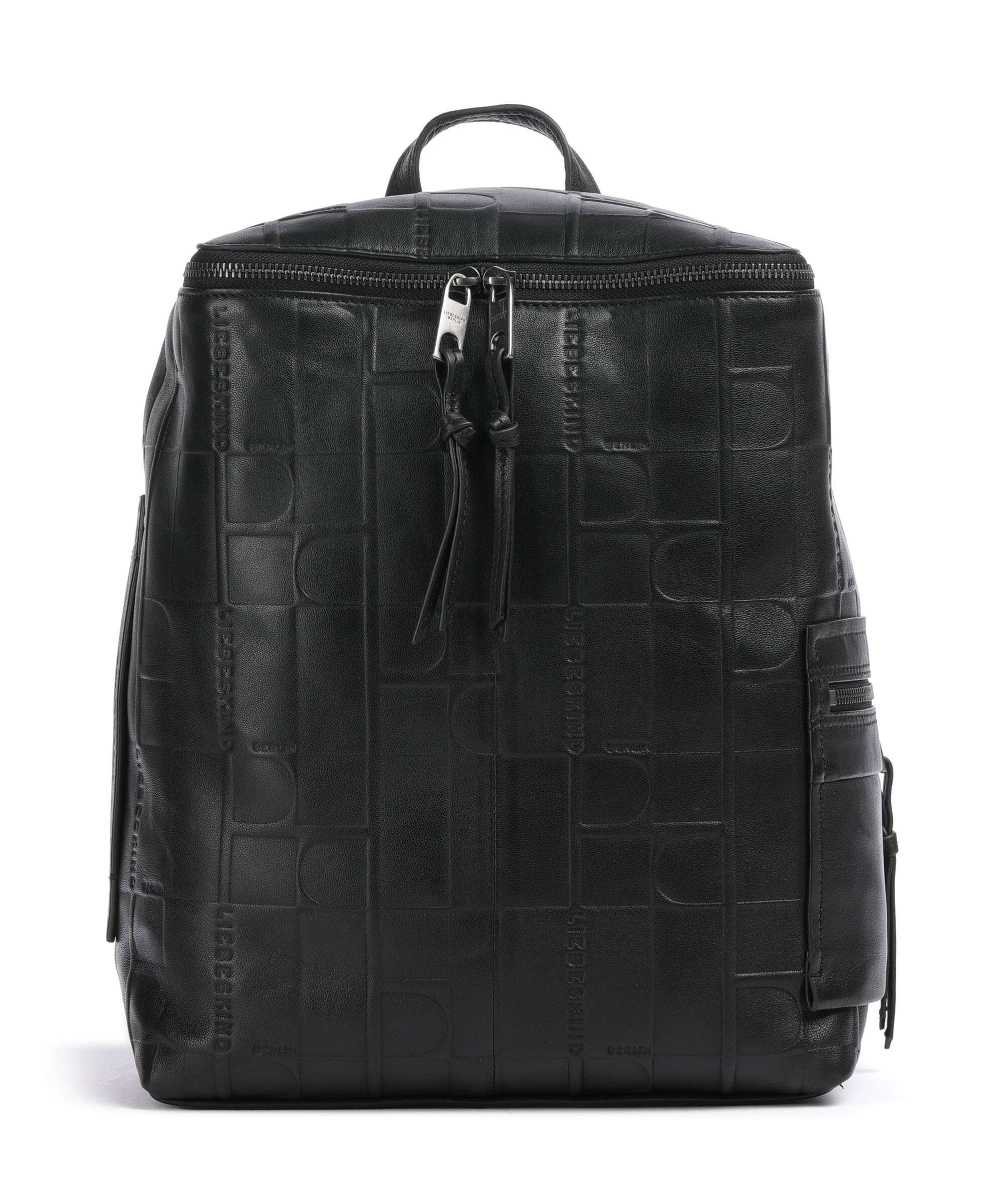 Liebeskind Hera Monogram Sheep Natural M Rugzak black