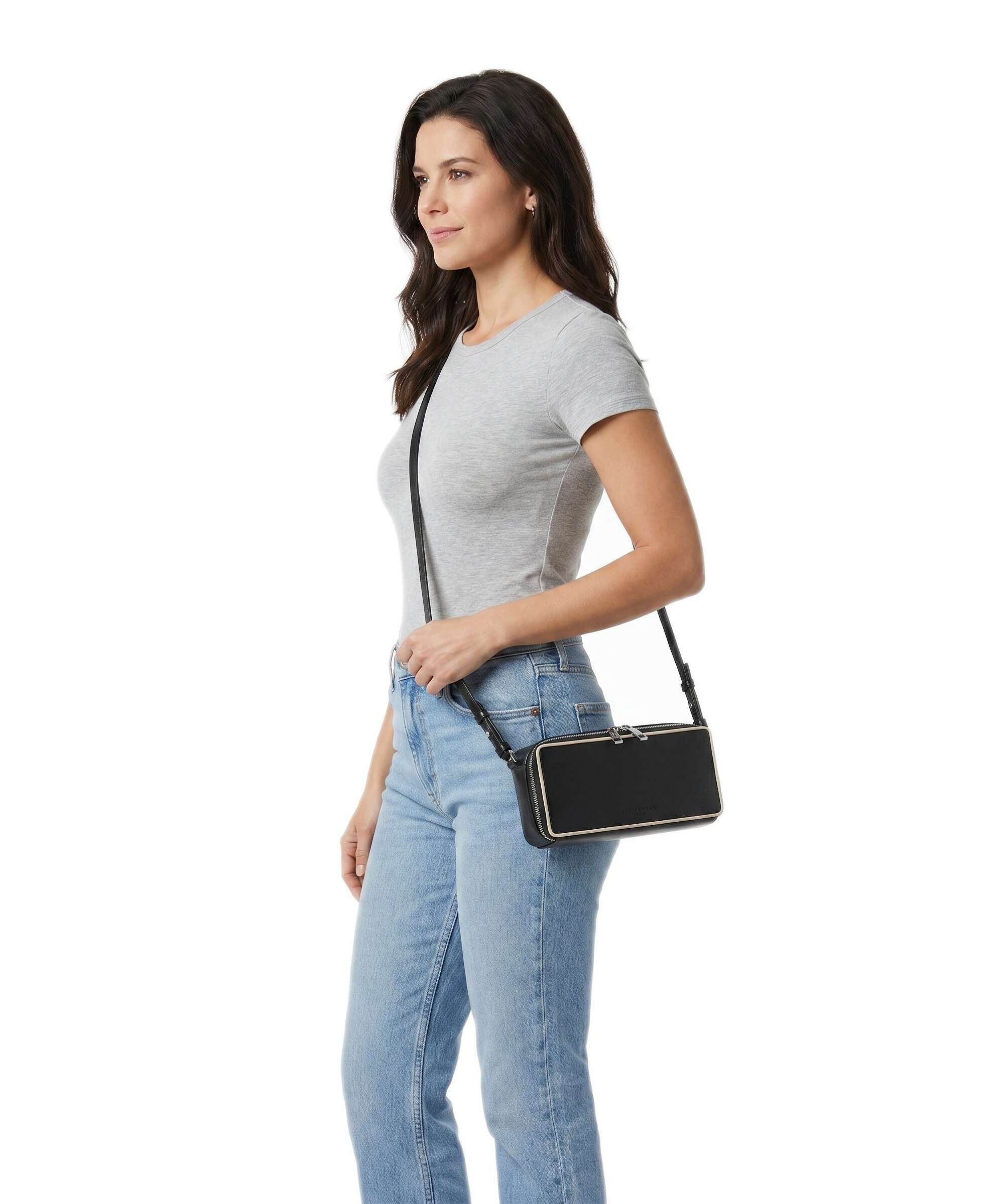 Liebeskind Juno Soft Calf XS Crossbody tas black - Image 3