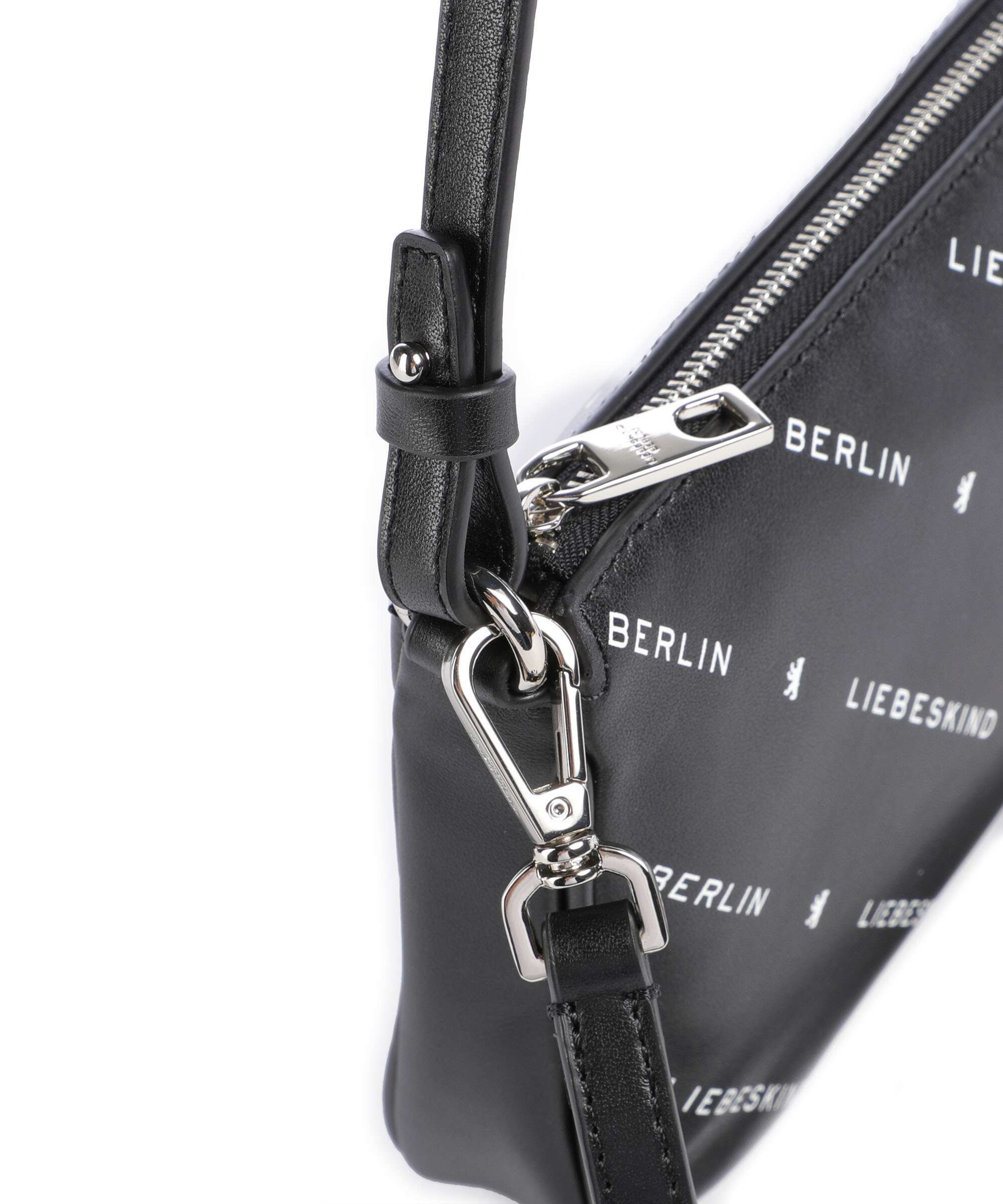 Liebeskind Monogram Soft Nappa S Schoudertas black - Image 5