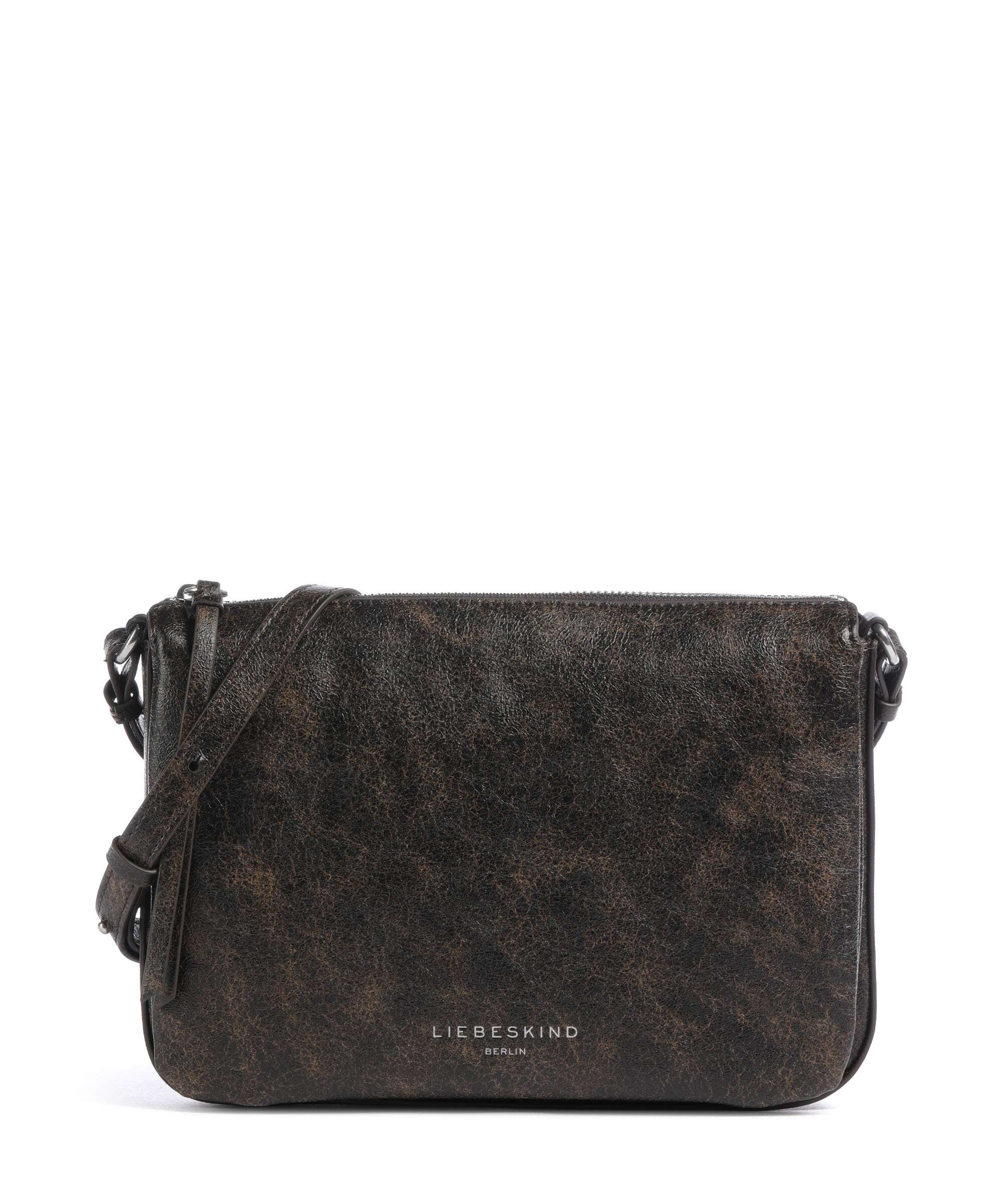 Liebeskind Nina Vintage PU M Crossbody tas deep soil
