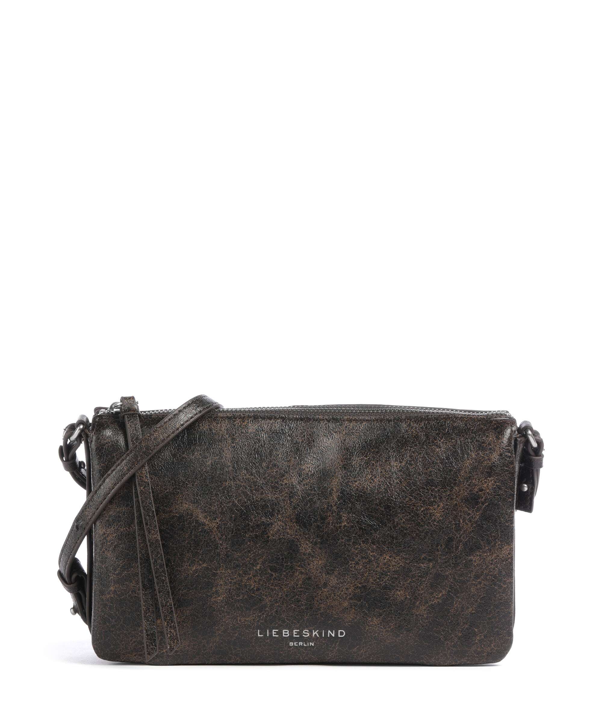 Liebeskind Nina Vintage PU S Crossbody tas deep soil