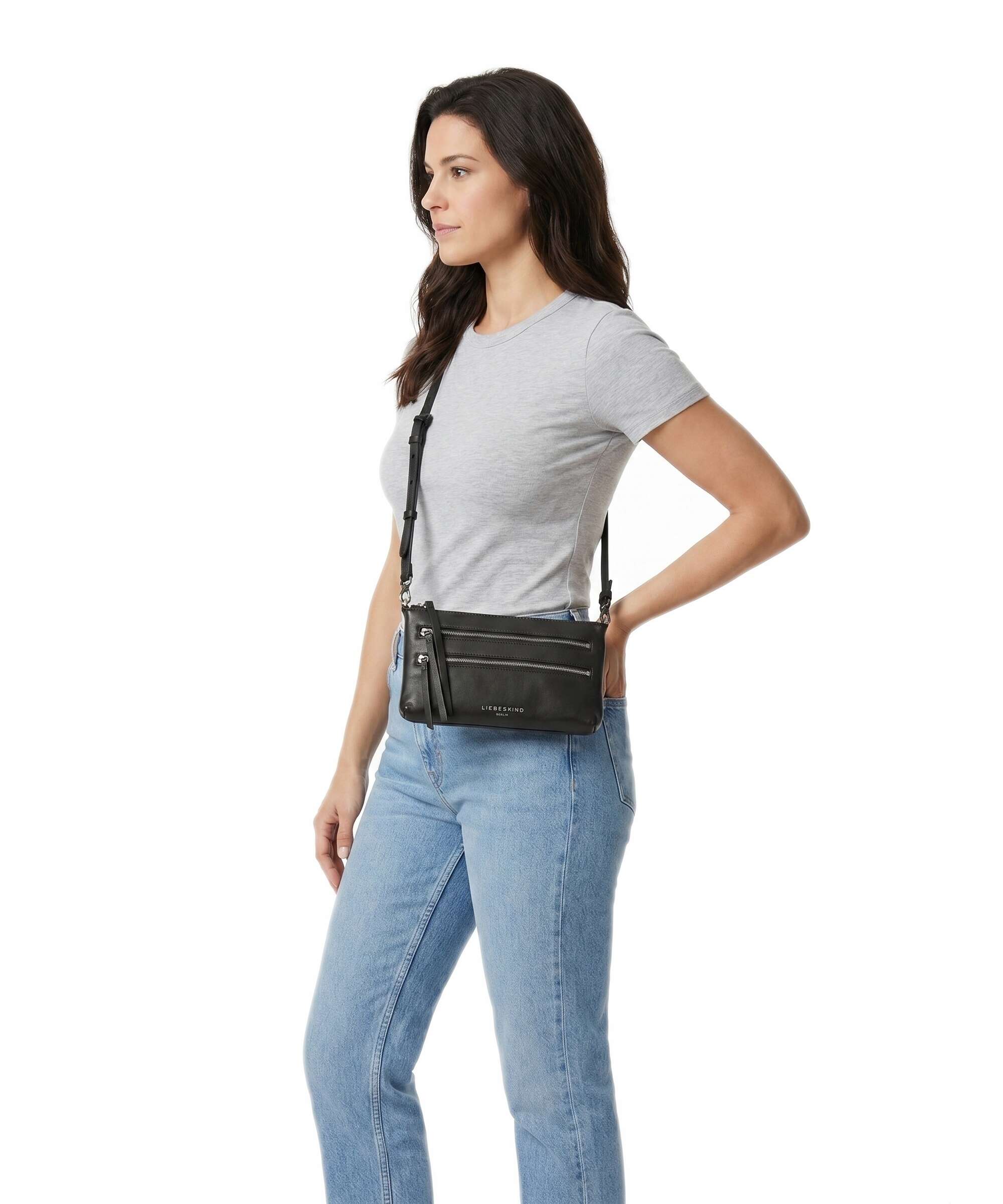 Liebeskind Zena Indian Sheep S Crossbody tas deep soil - Image 3