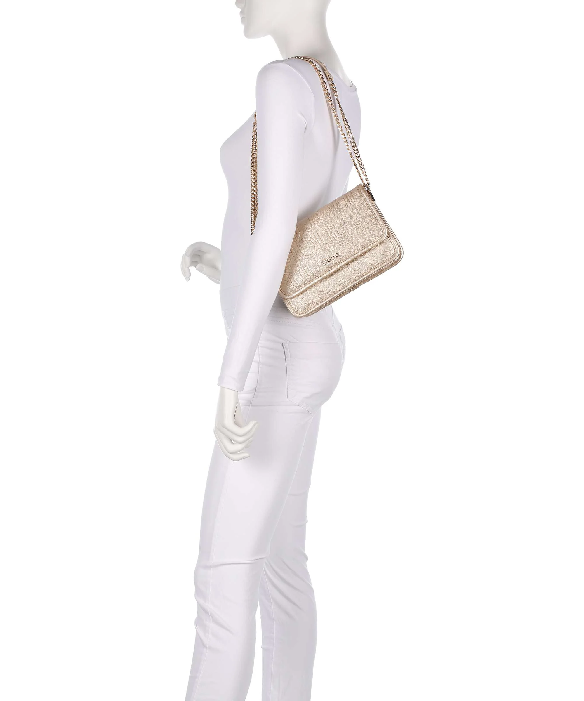 Liu Jo Manhattan S Schoudertas light gold - Image 4