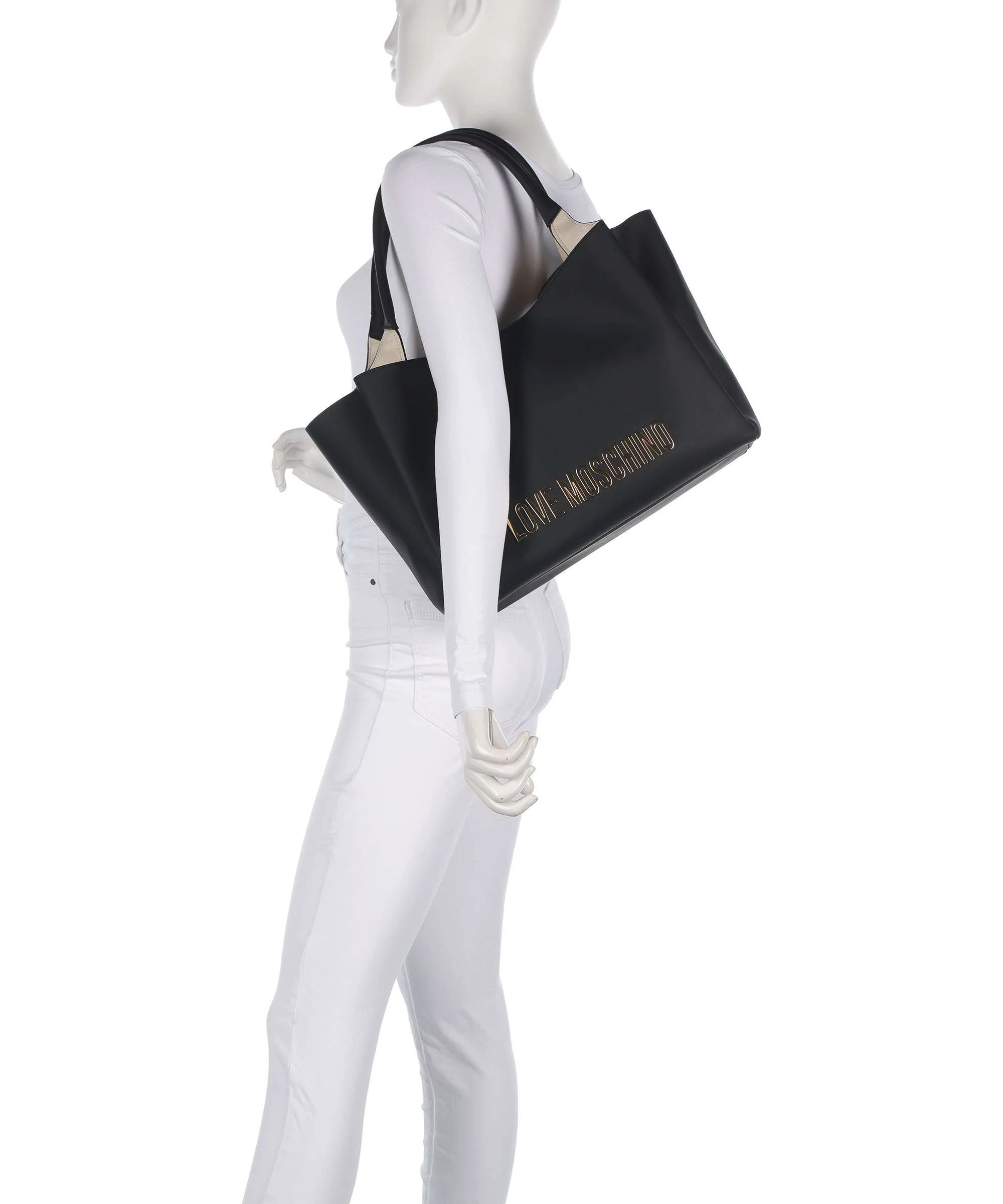 Love Moschino Bold Love Boodschappentas black - Image 3