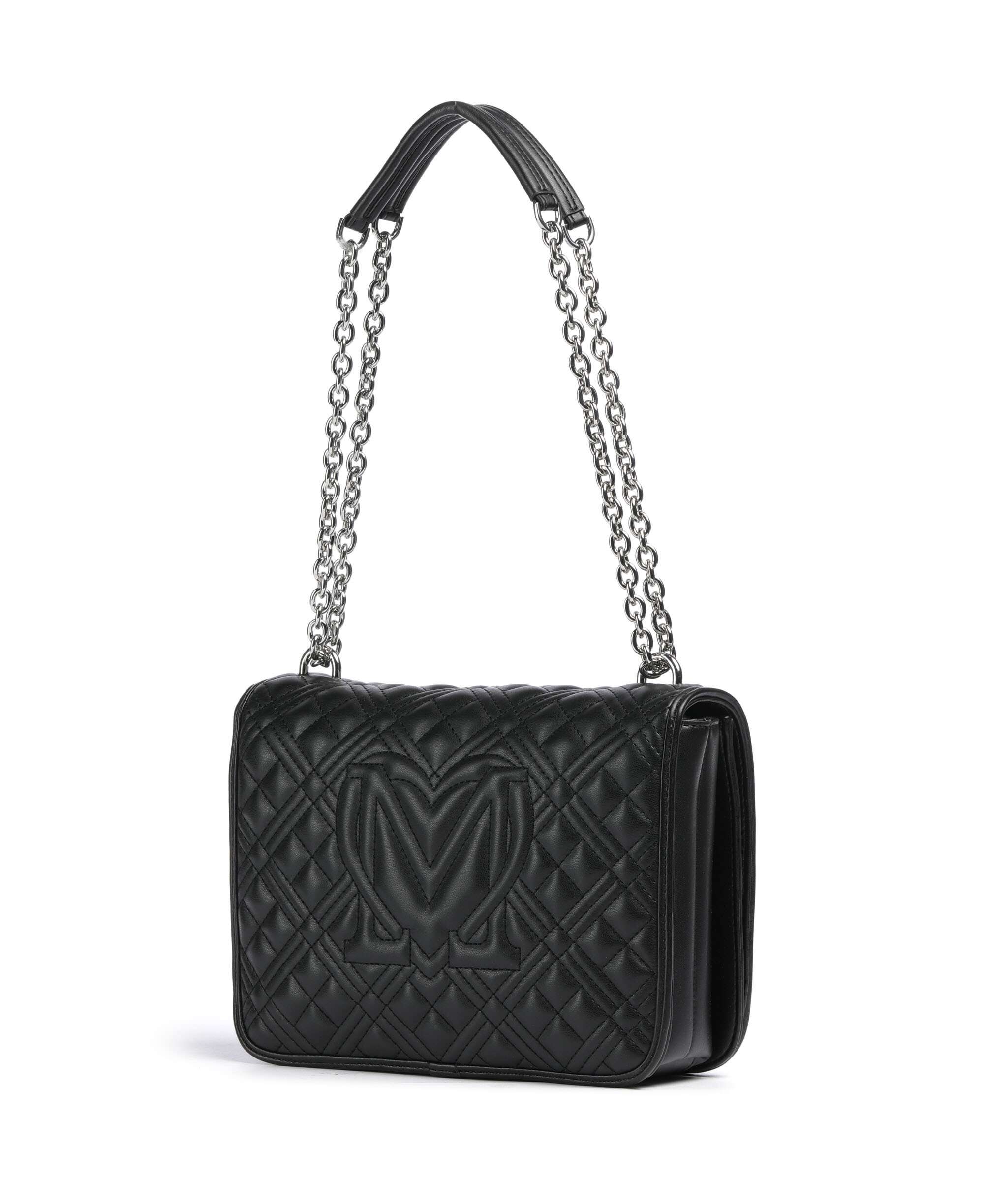 Love Moschino Quilted Laminated Schoudertas nero - Image 2