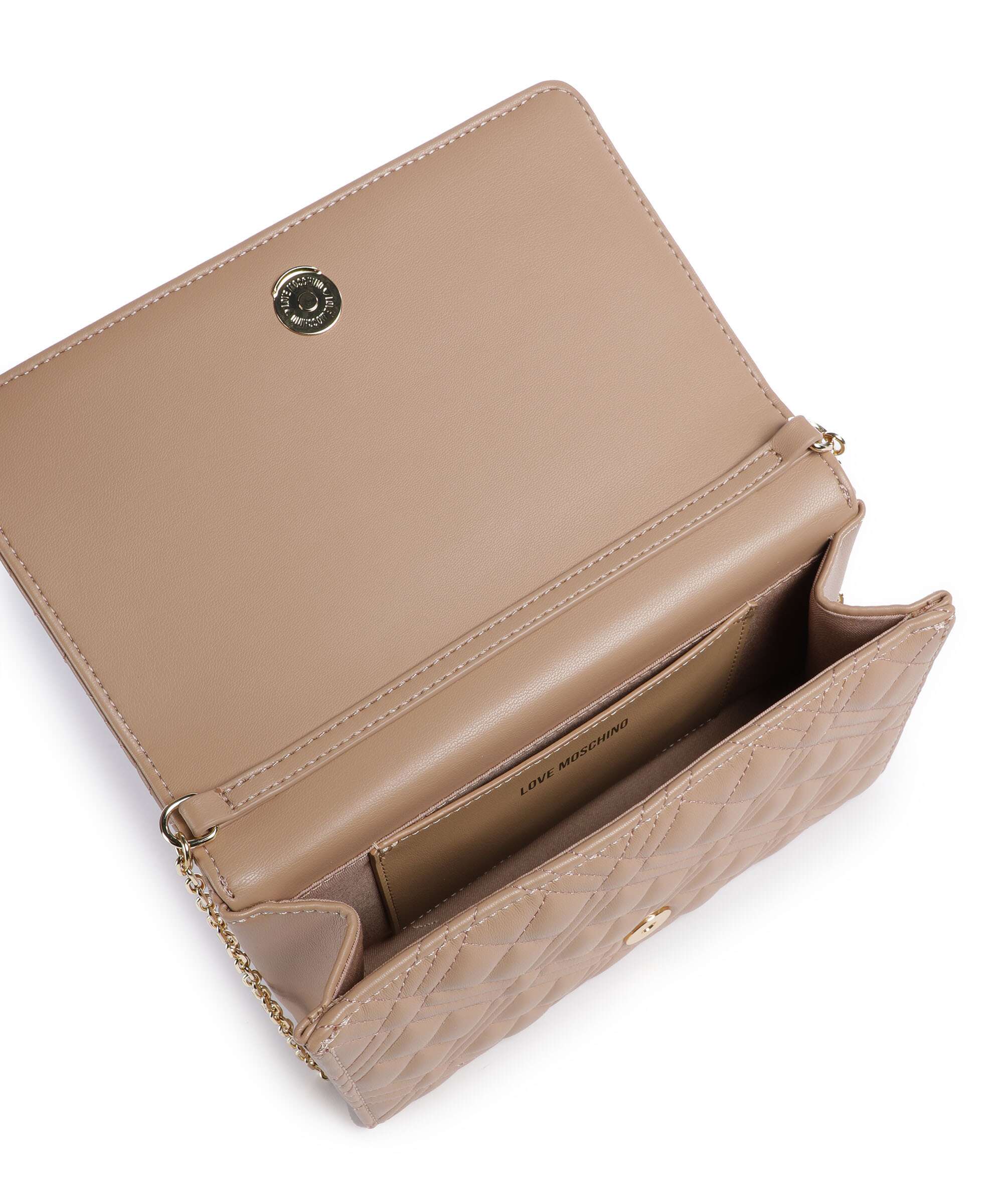 Love Moschino Smart Daily Crossbody tas beige - Image 6
