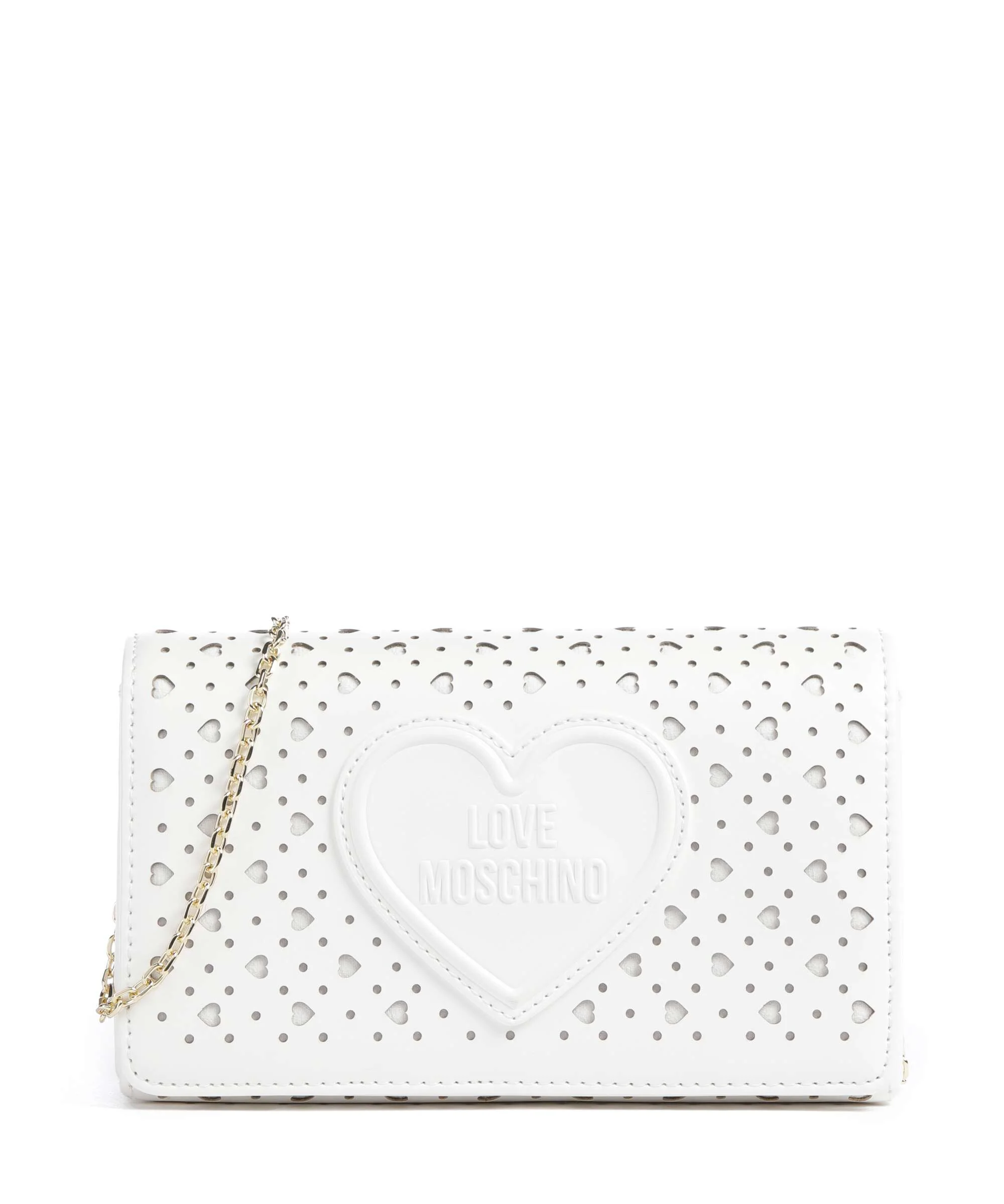 Love Moschino Smart Daily Crossbody tas white