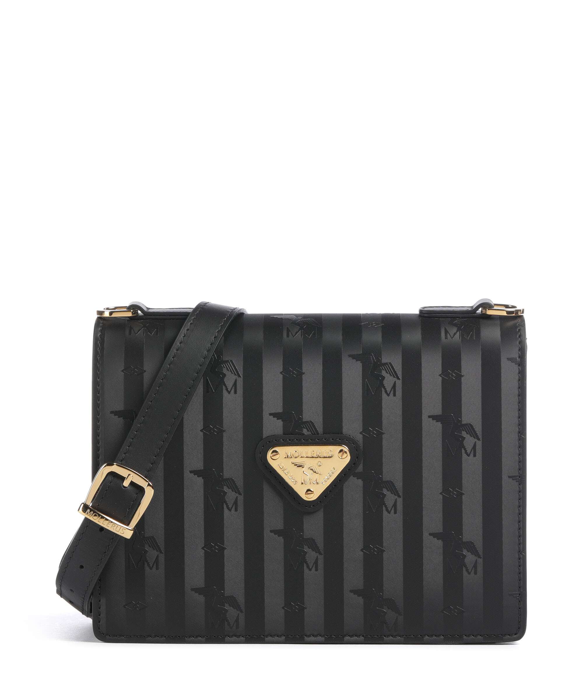 Maison Mollerus Vinerus Melide Crossbody tas black