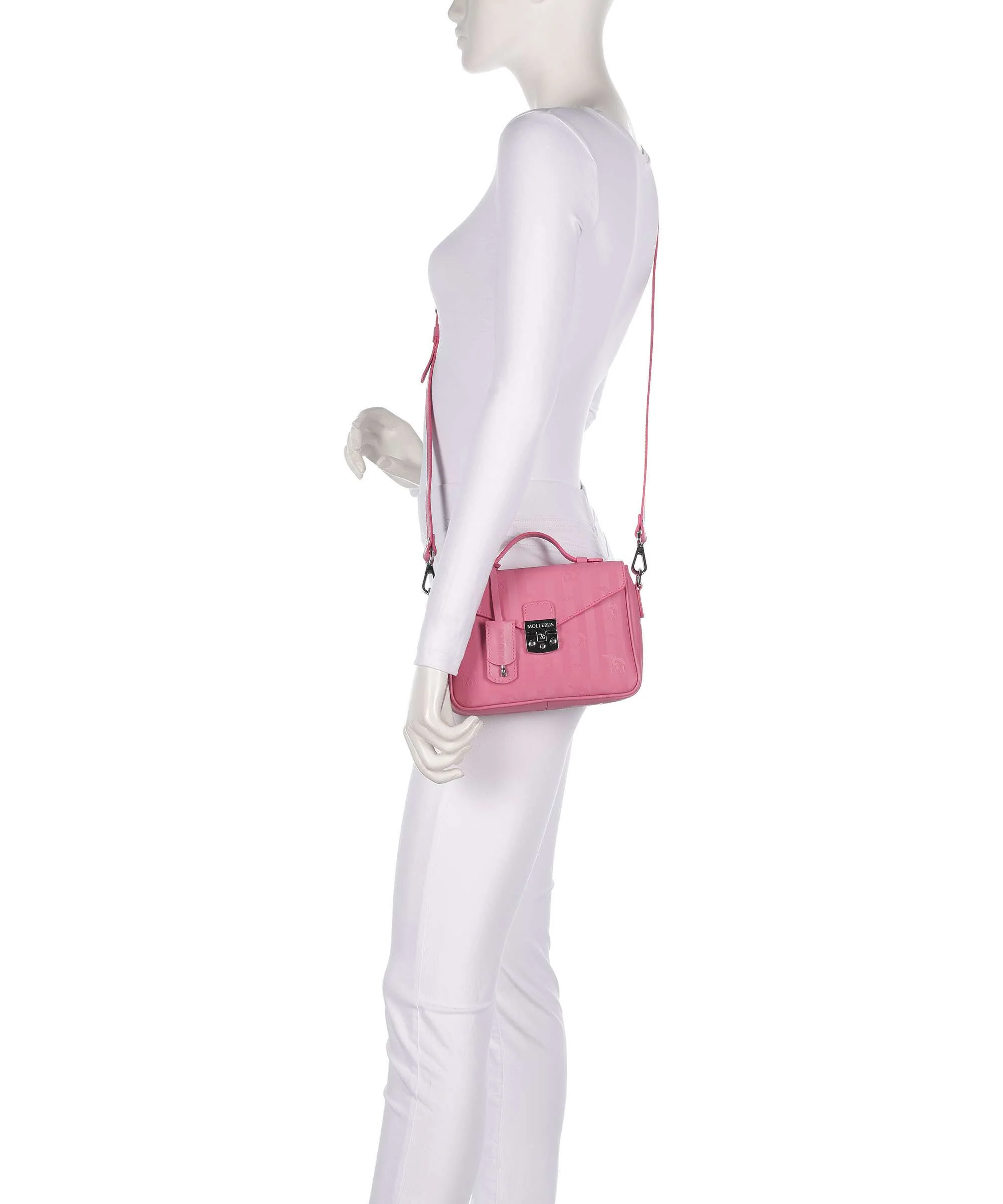 Maison Mollerus Vinerus Meyrin Crossbody tas bubble pink - Image 3