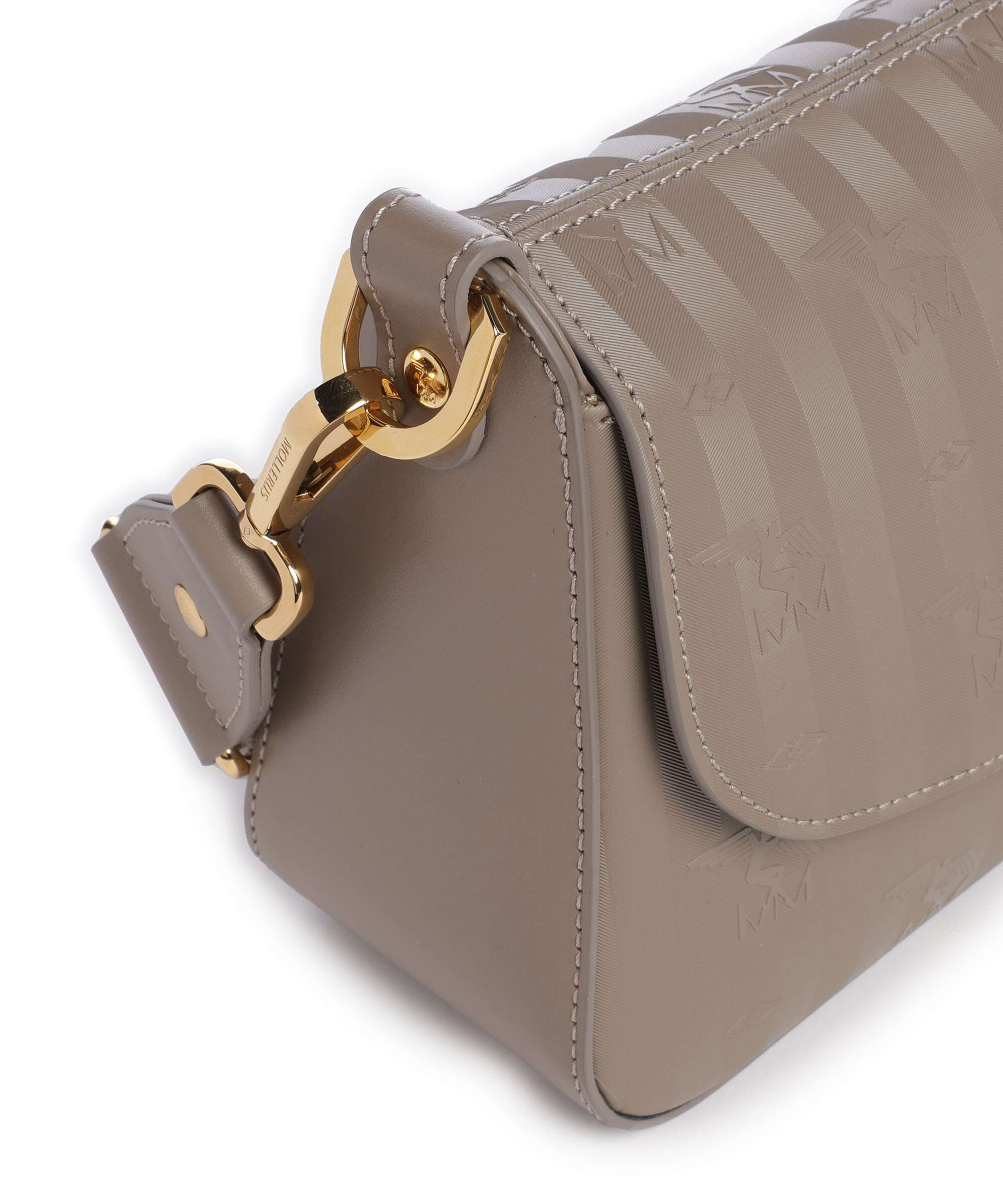 Maison Mollerus Vinerus Noville Crossbody tas taupe grau - Image 4