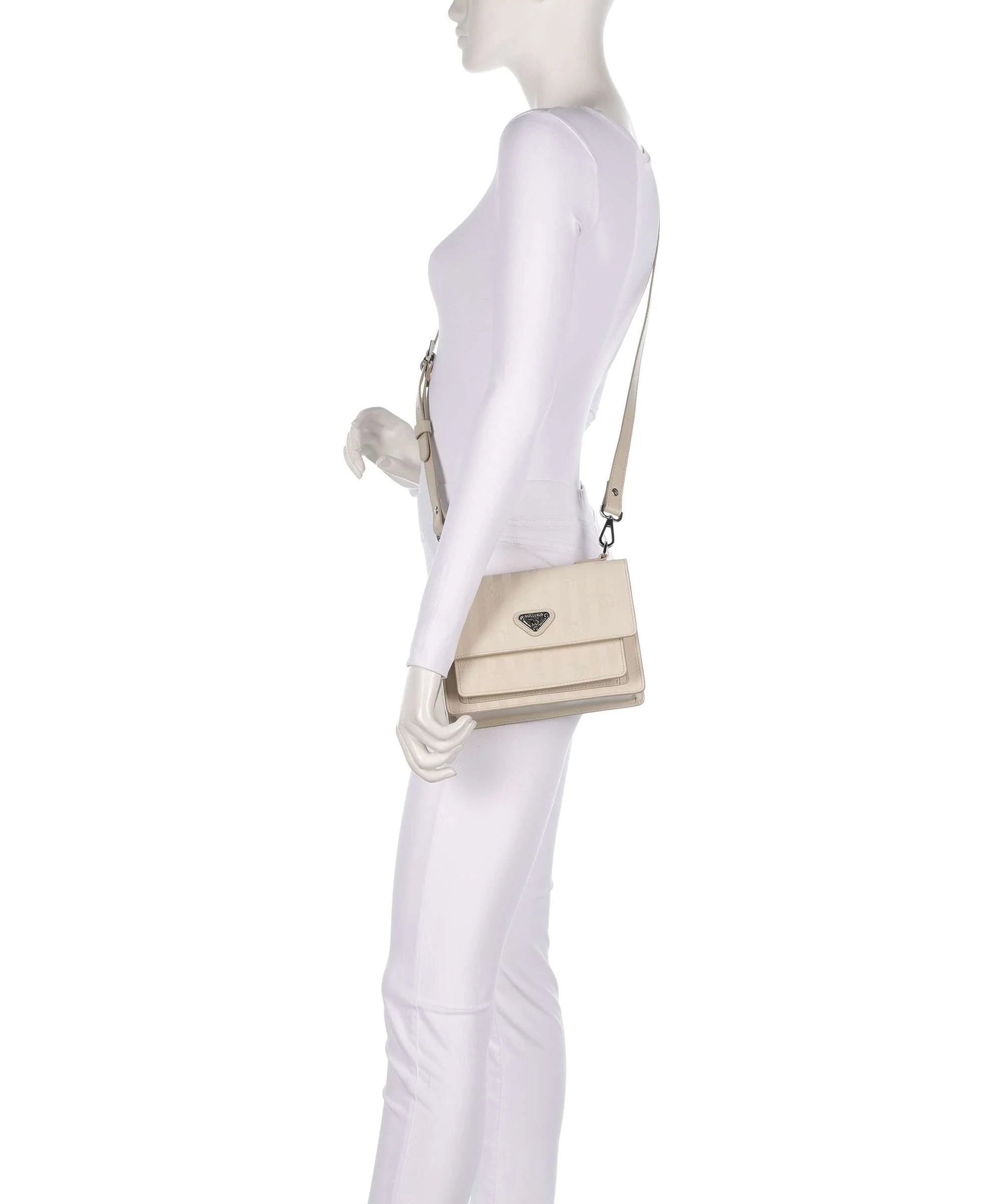 Maison Mollerus Vinerus Ursy Crossbody tas pearl weiss - Image 3