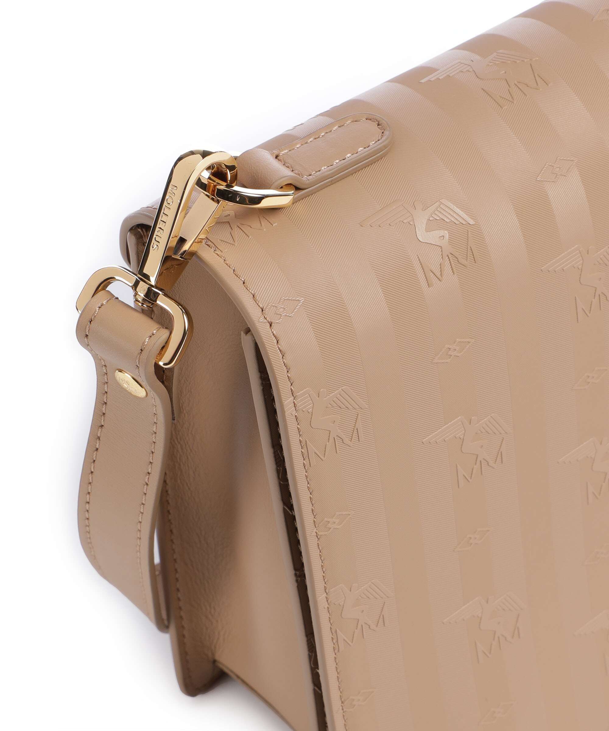 Maison Mollerus Vinerus Wil Crossbody tas cappuccino beige/nastro - Image 4