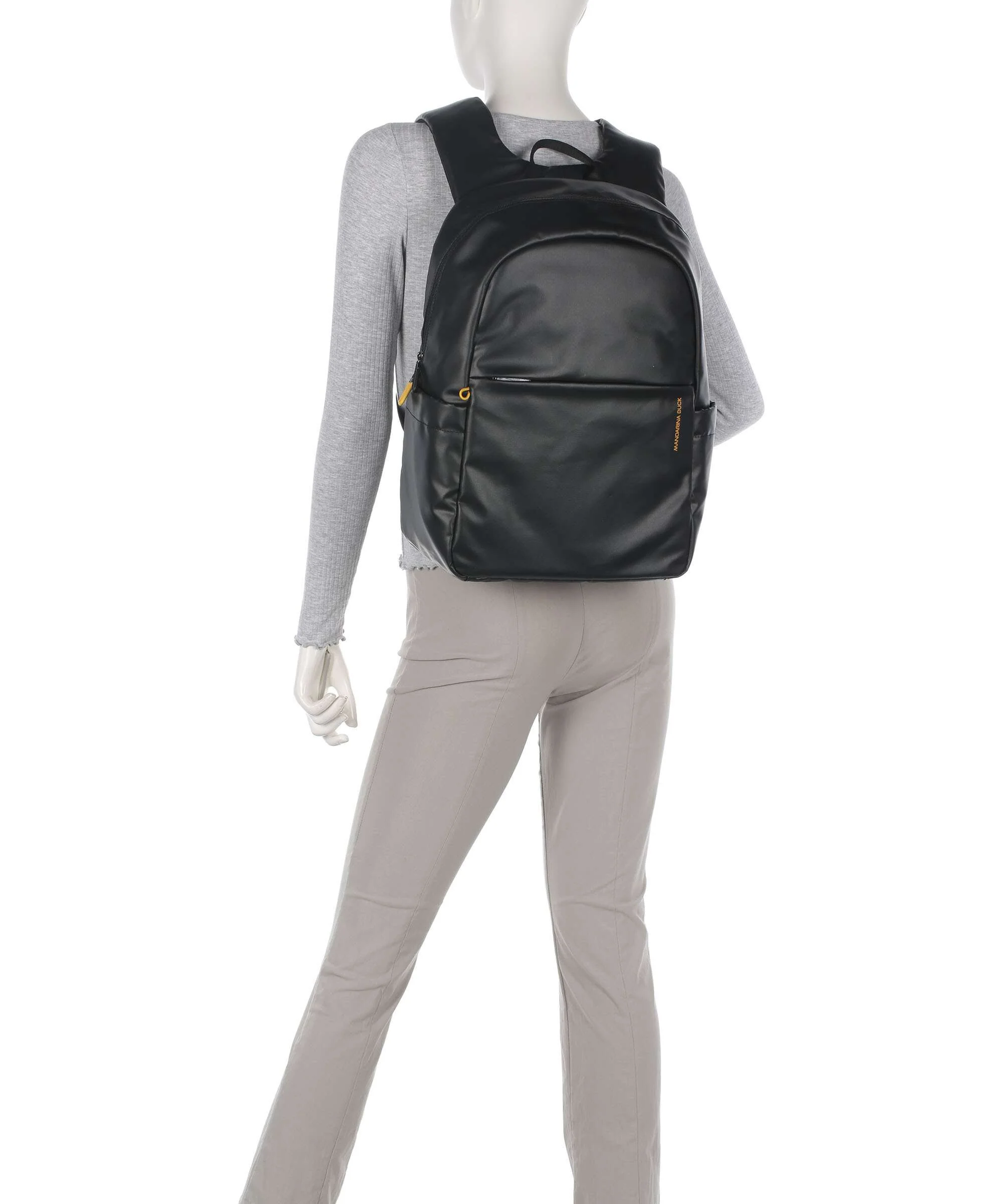 Mandarina Duck Eco Coated Laptop rugzak black - Image 3