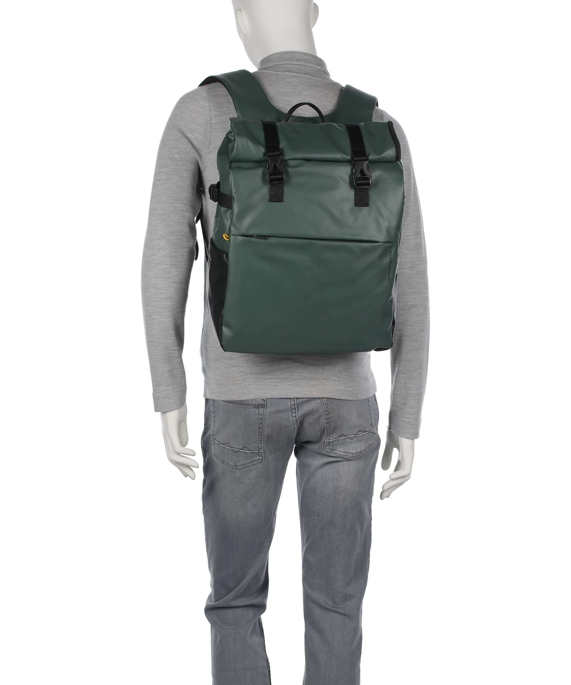 Mandarina Duck Eco Coated Laptop rugzak deep green - Image 3