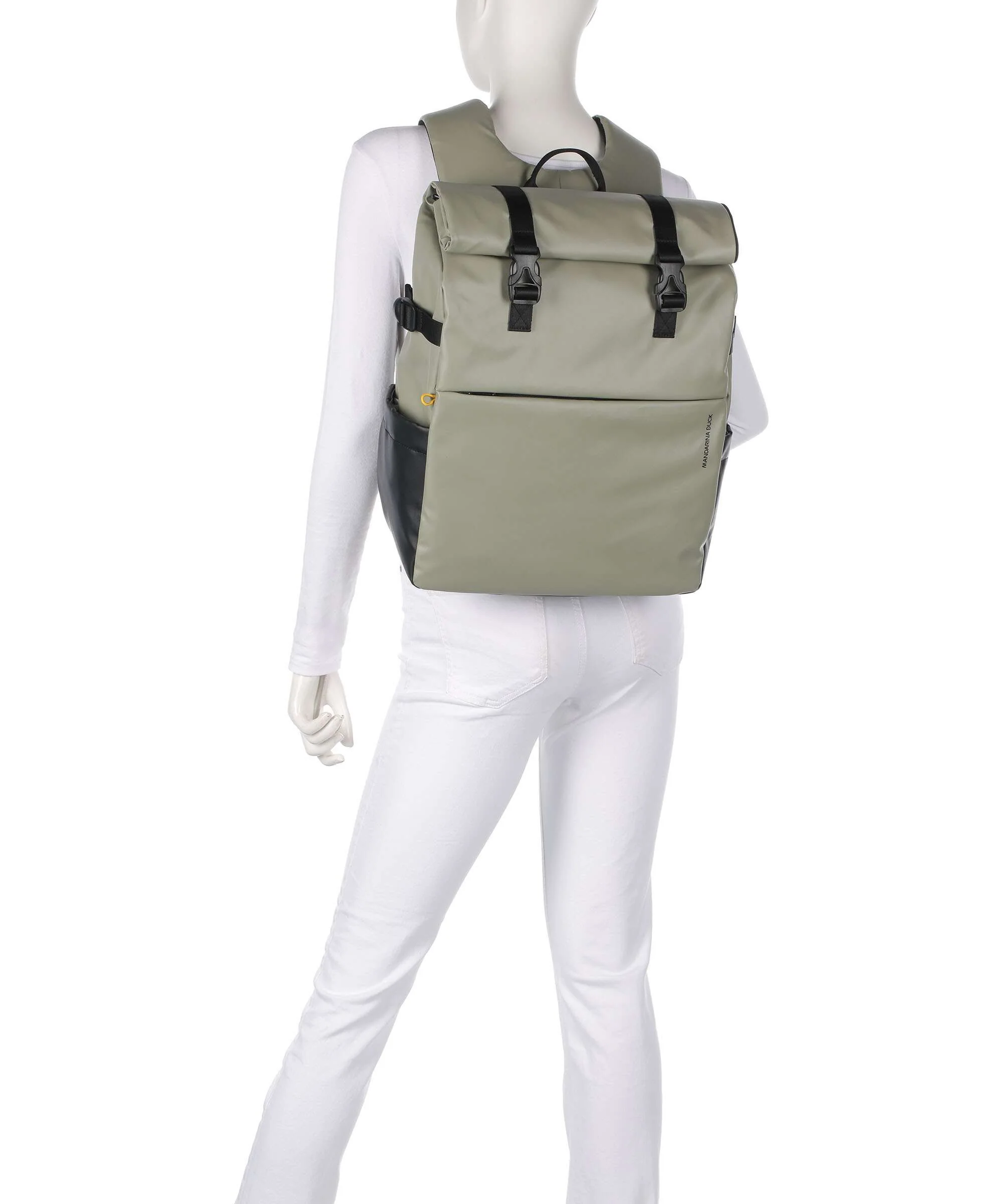 Mandarina Duck Eco Coated Laptop rugzak mud - Image 3