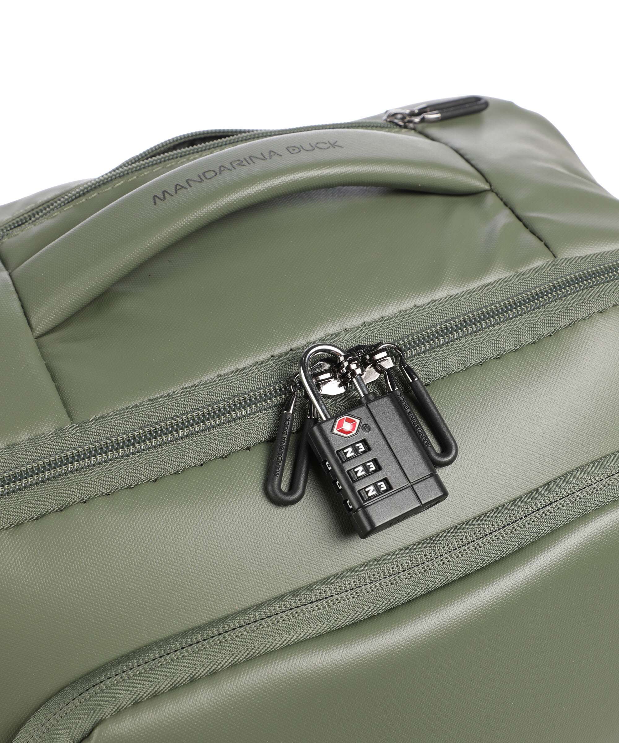 Mandarina Duck Eco Coated Rugzak trolley pine green - Image 5