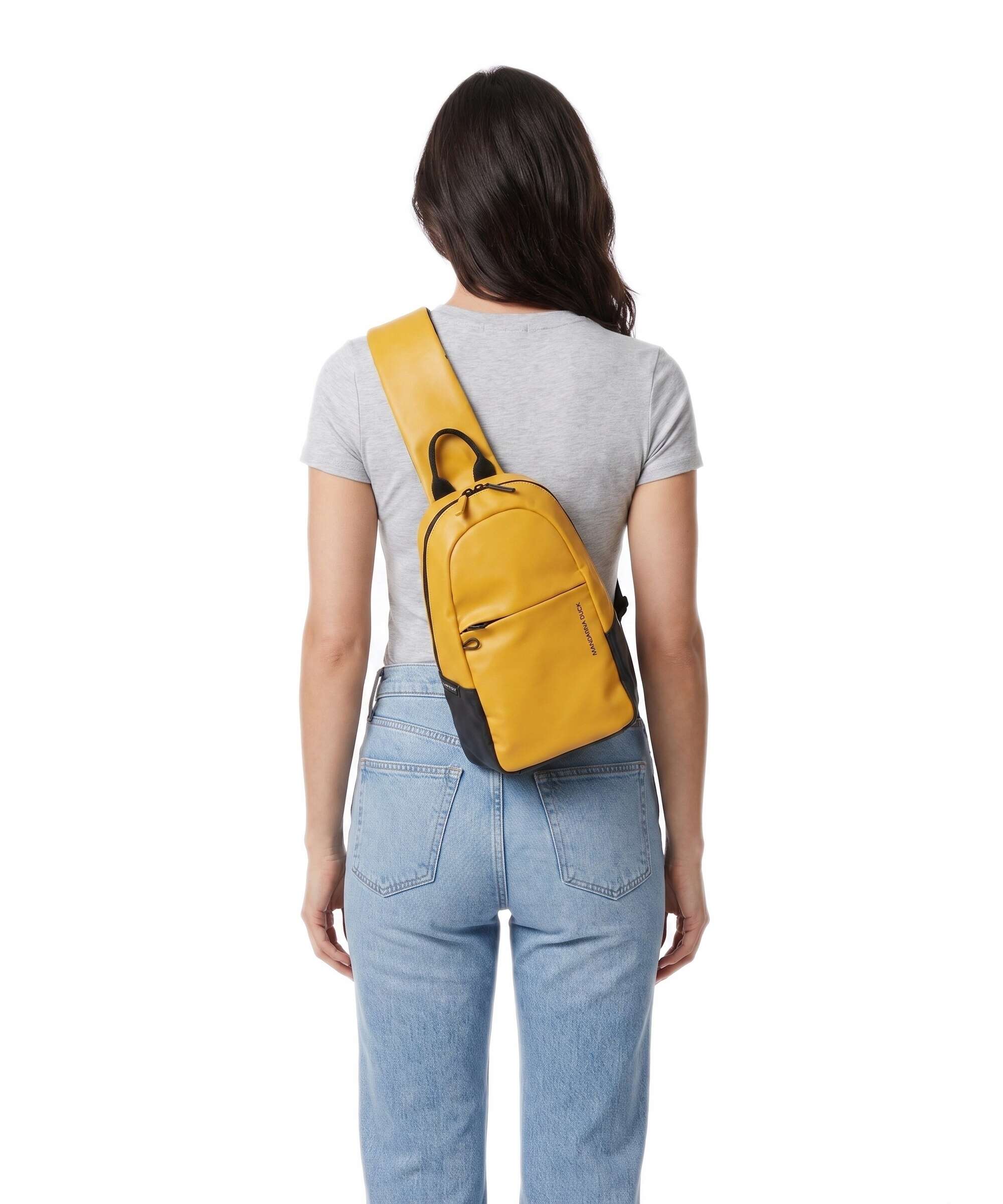 Mandarina Duck Eco Coated Sling rugzak duck yellow - Image 3