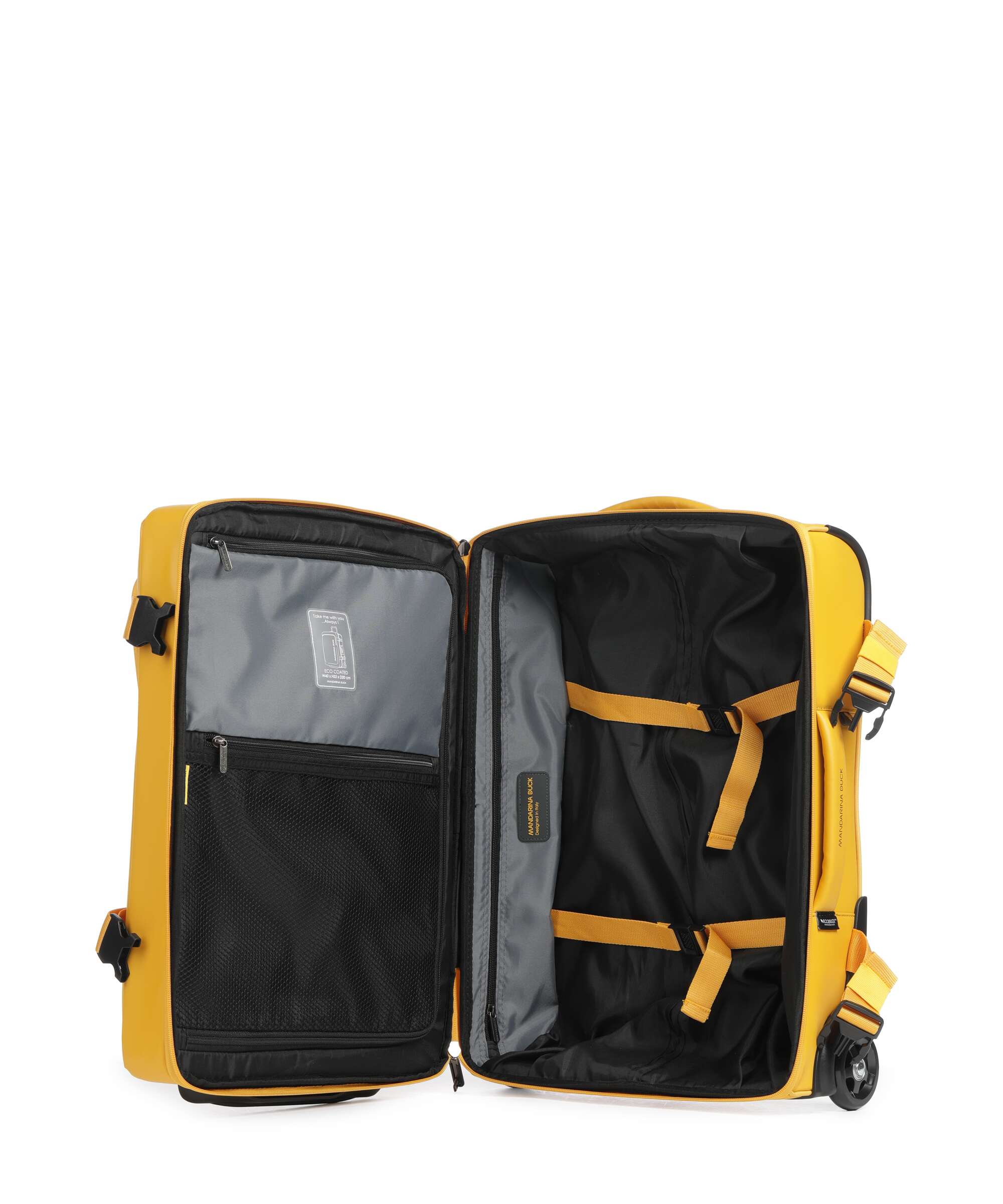 Mandarina Duck Eco Coated Trolley (2 wielen) duck yellow - Image 6