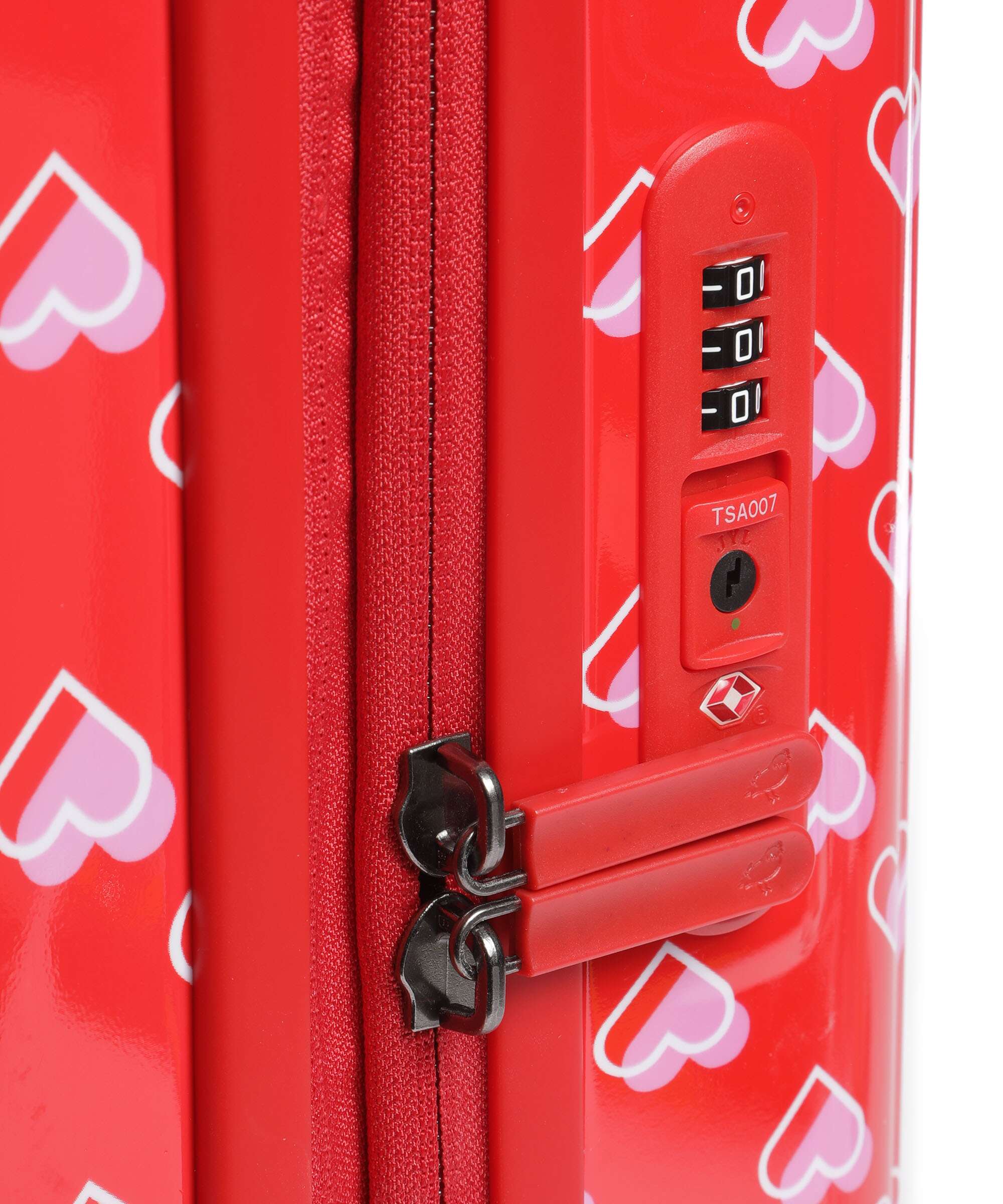 Mandarina Duck Logoduck+ Printed Trolley (4 wielen) gimme love - Image 3