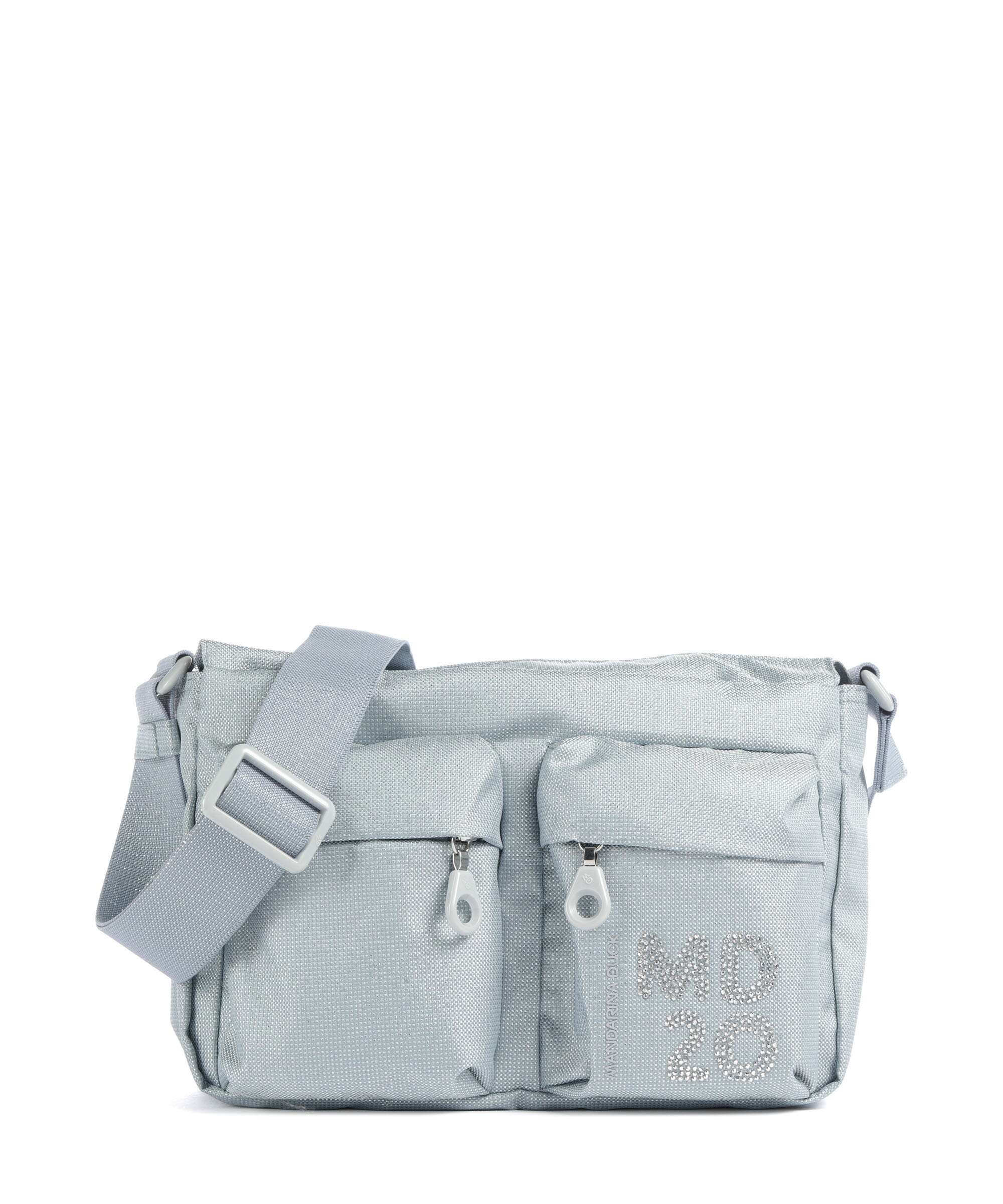 Mandarina Duck MD20 Lux 2.0 Crossbody tas silver