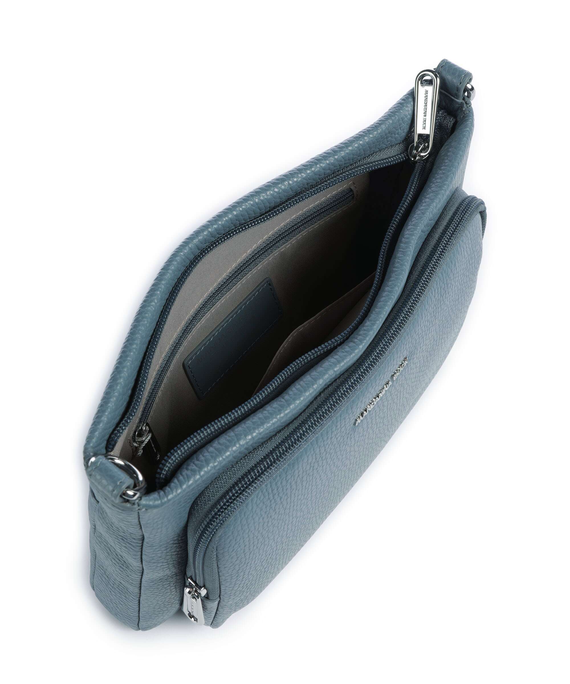 Mandarina Duck Mellow Leather Crossbody tas iron - Image 6