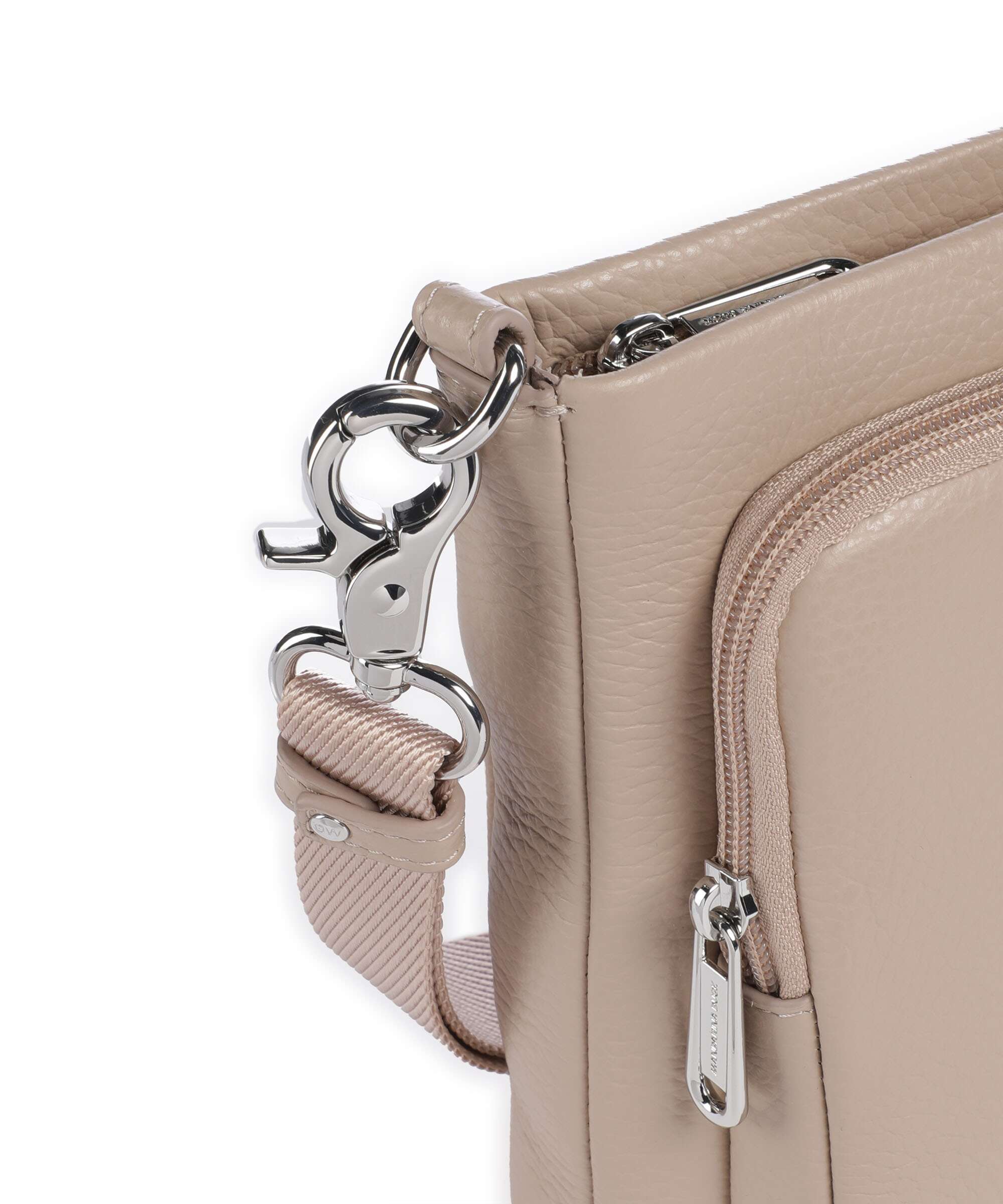 Mandarina Duck Mellow Leather Crossbody tas warm taupe - Image 4