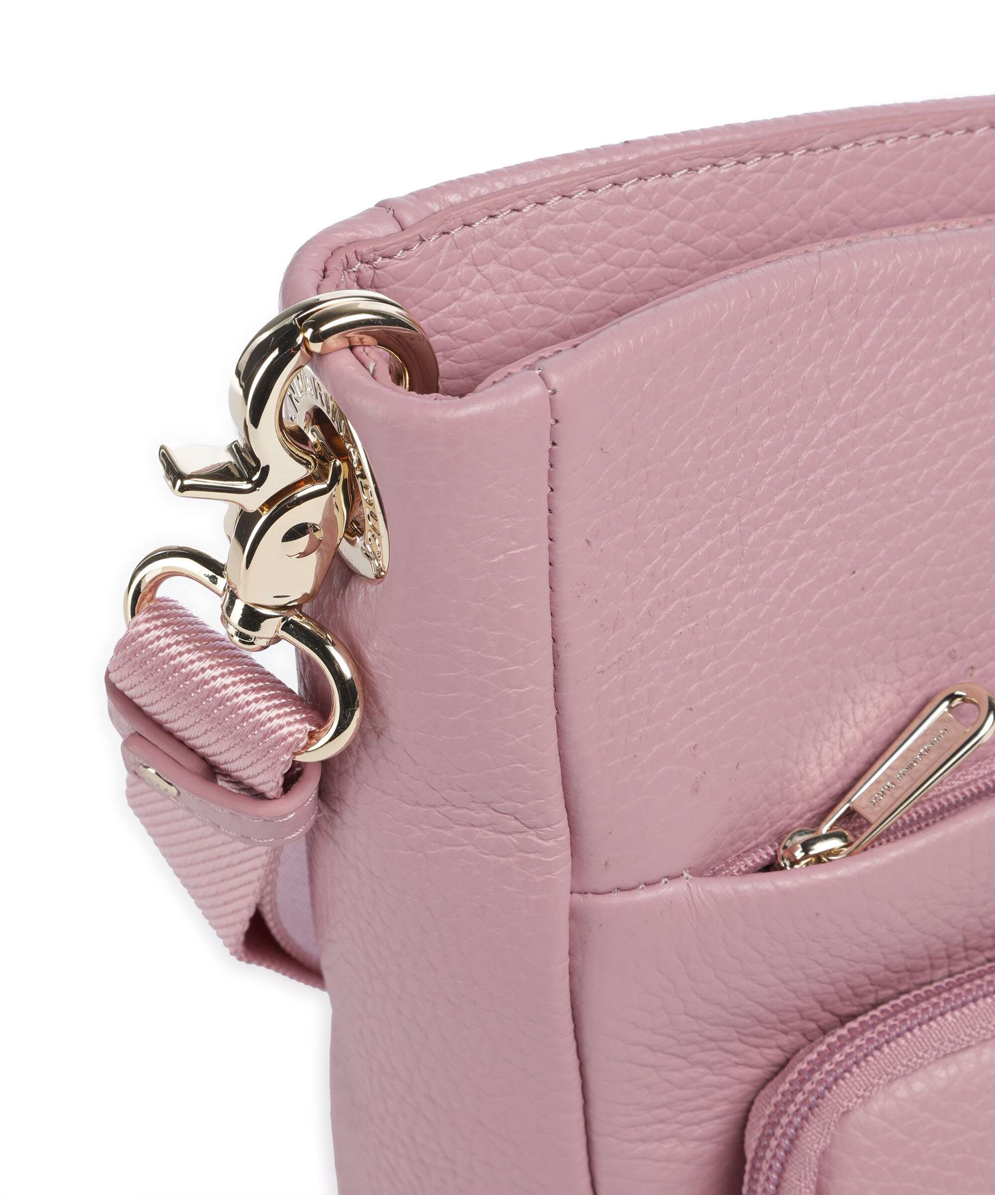 Mandarina Duck Mellow Leather Crossbody tas lilac rose - Image 4
