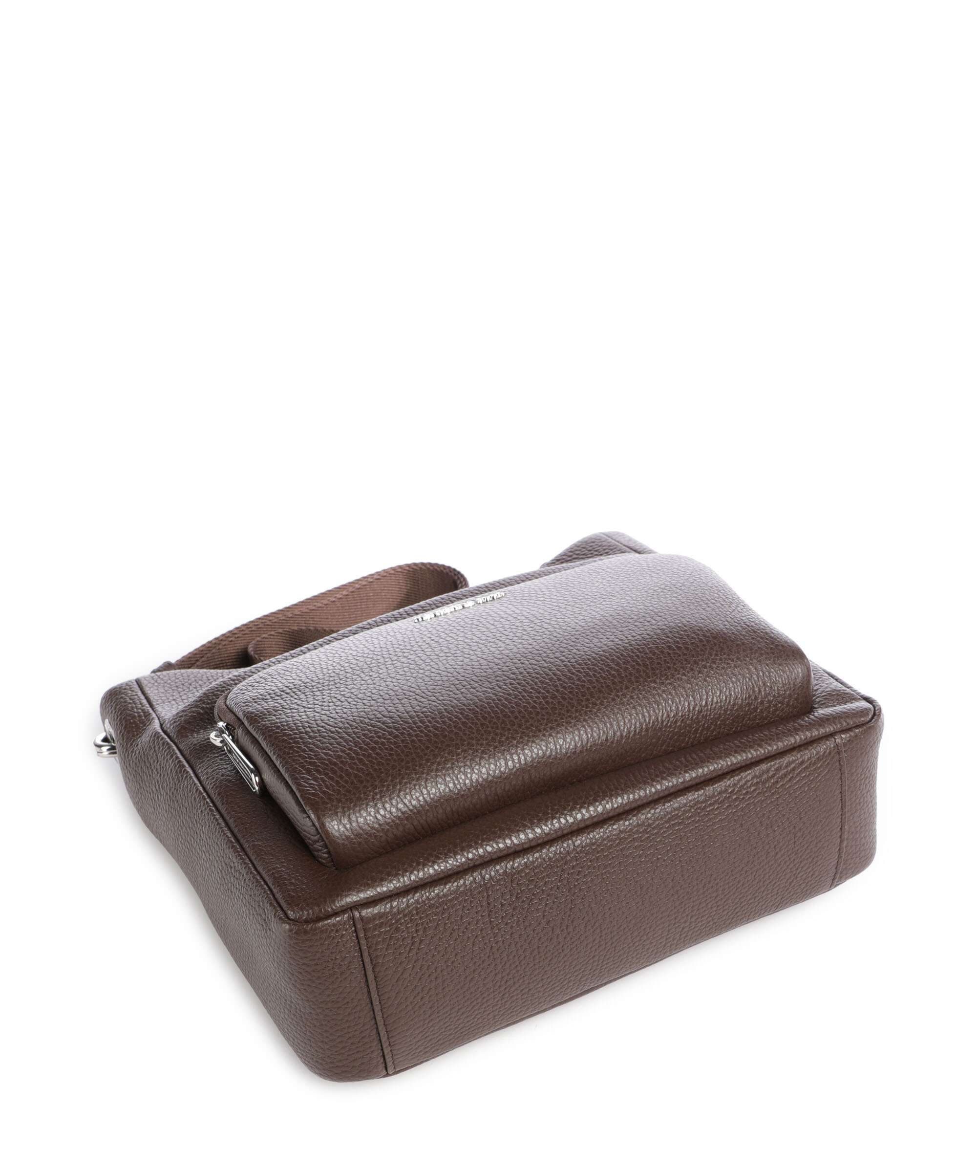 Mandarina Duck Mellow Leather Crossbody tas espresso - Image 5