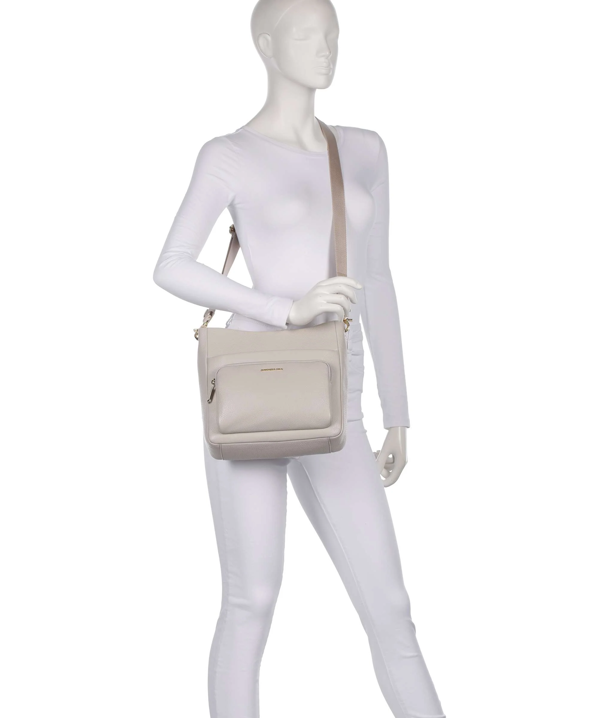Mandarina Duck Mellow Leather Crossbody tas cocoon - Image 3