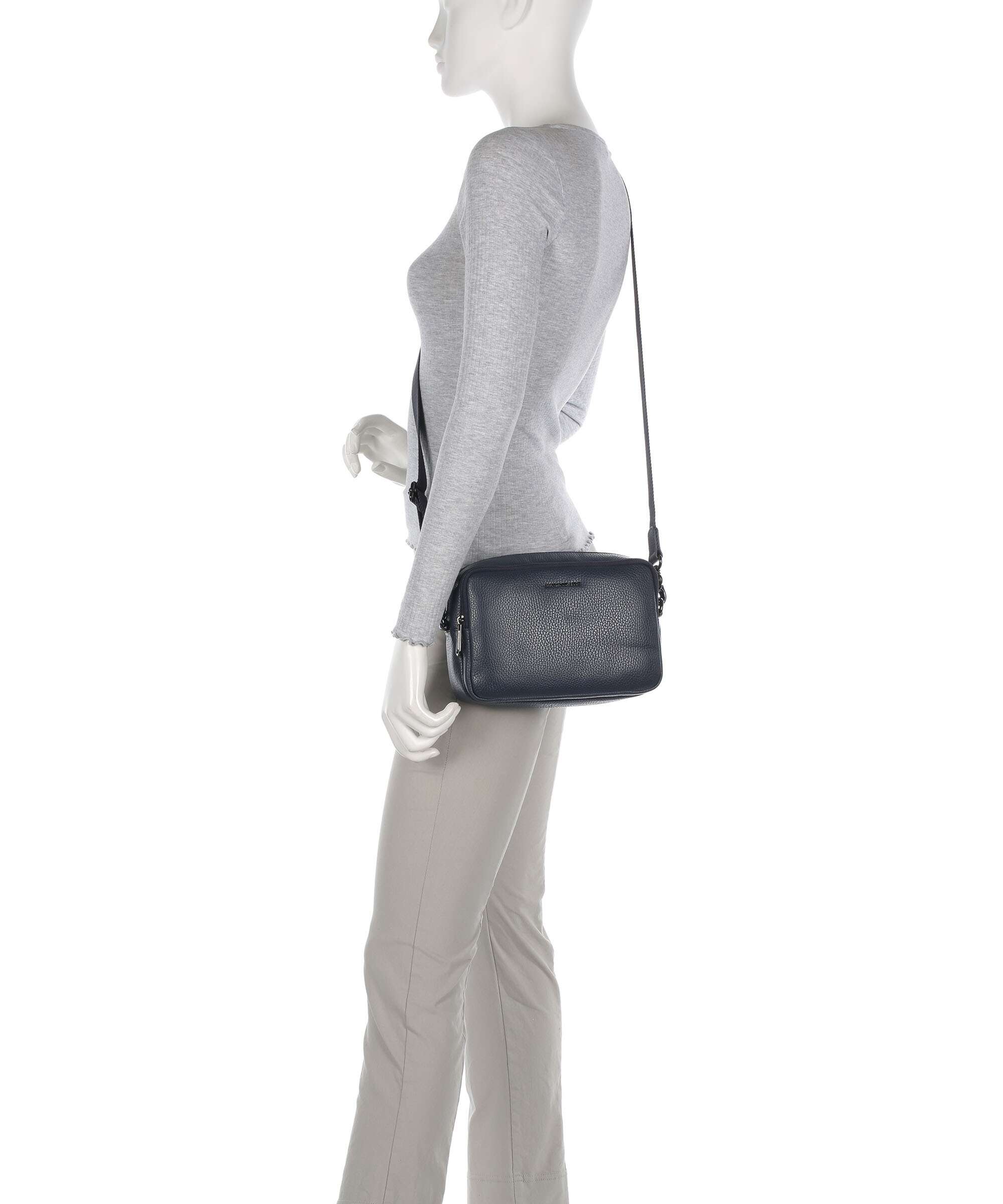 Mandarina Duck Mellow Leather Crossbody tas dress blue - Image 3