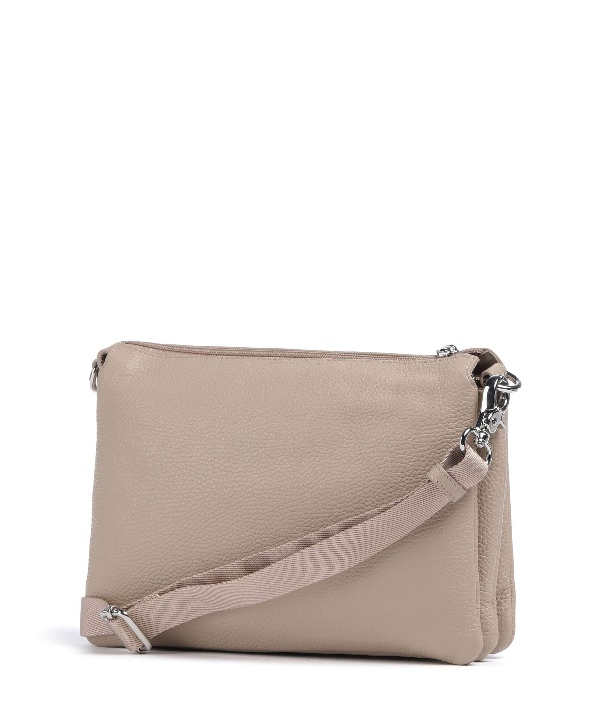 Mandarina Duck Mellow Leather Crossbody tas warm taupe - Image 2