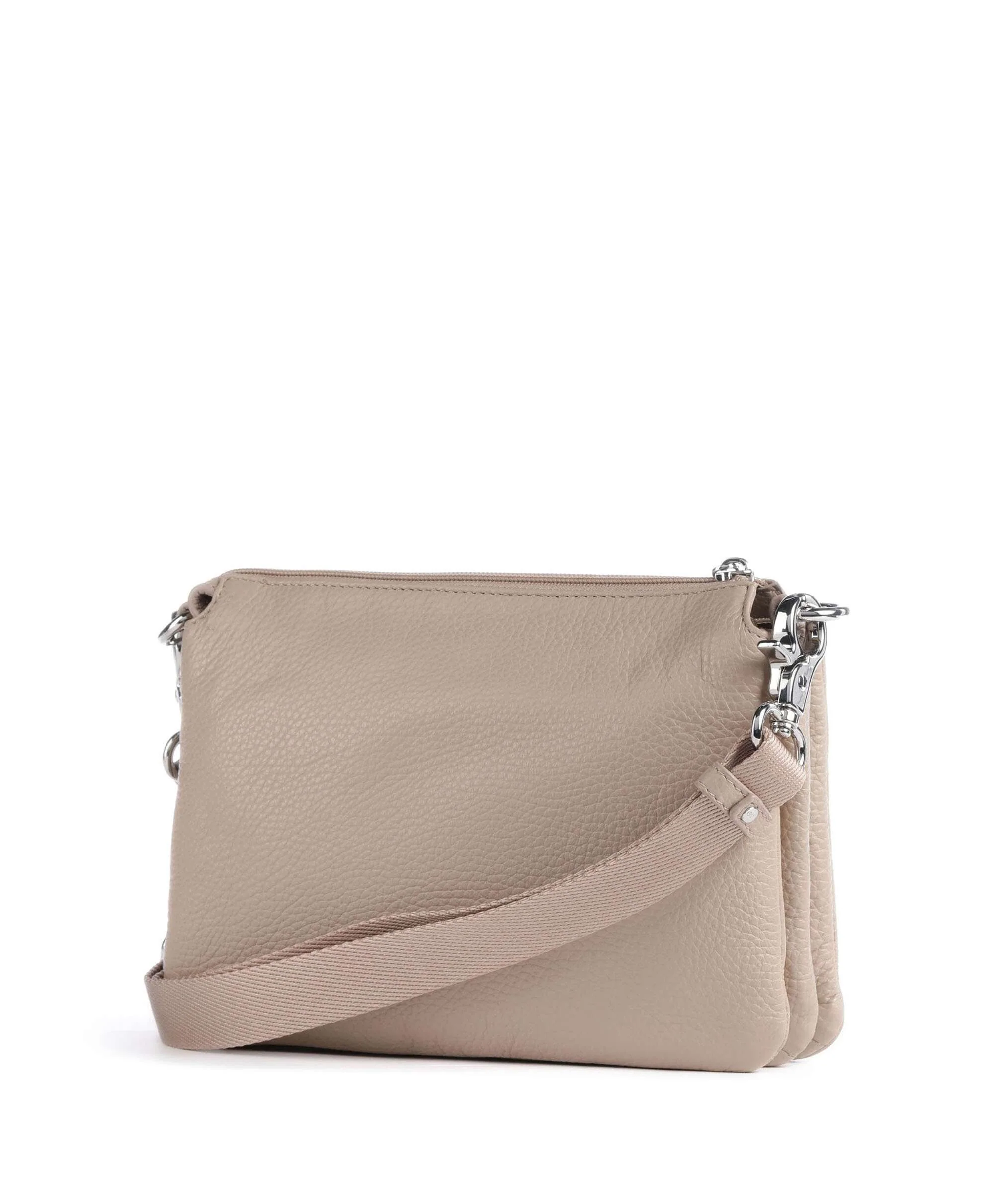 Mandarina Duck Mellow Leather Crossbody tas warm taupe - Image 2