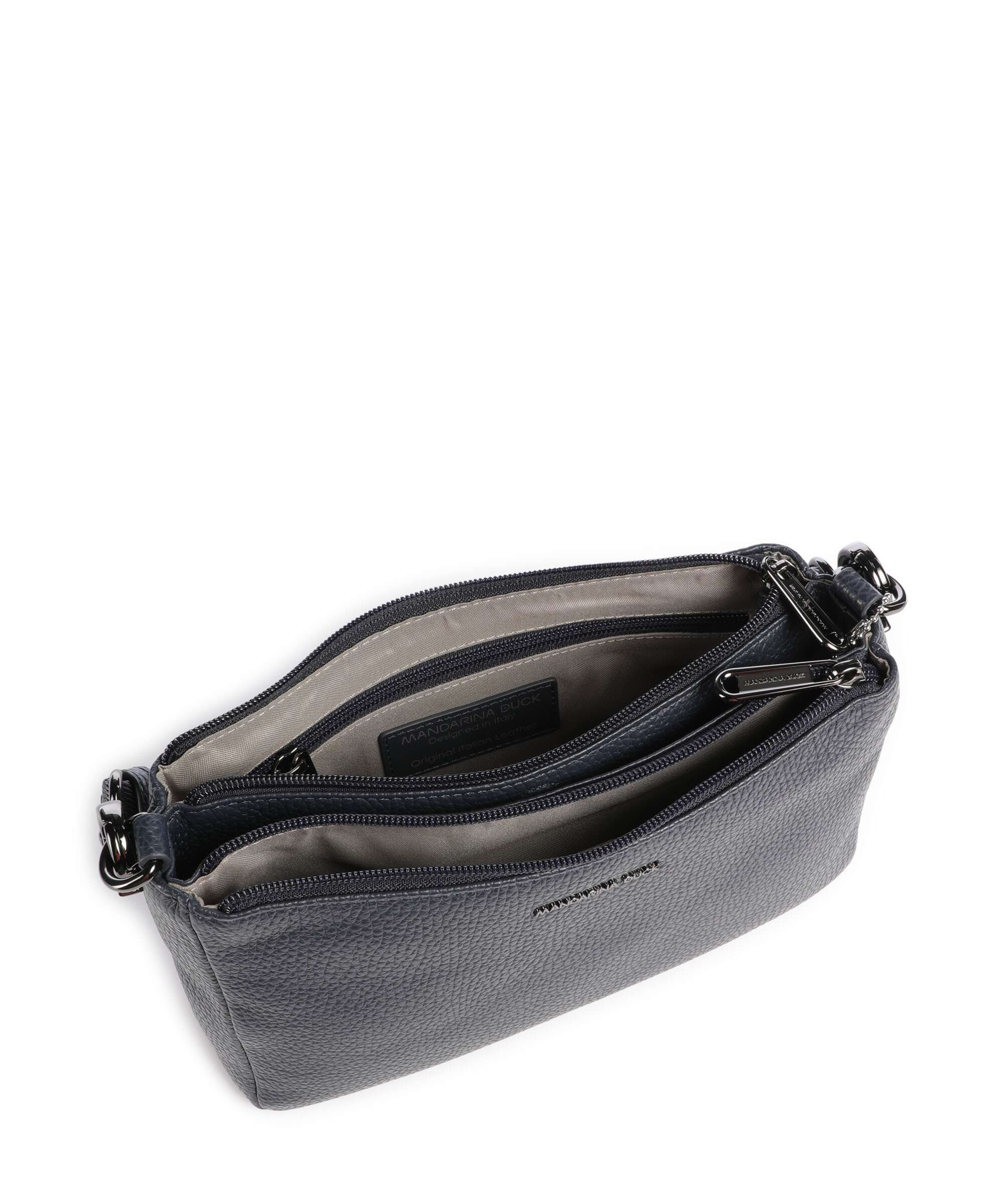 Mandarina Duck Mellow Leather Crossbody tas dress blue - Image 6