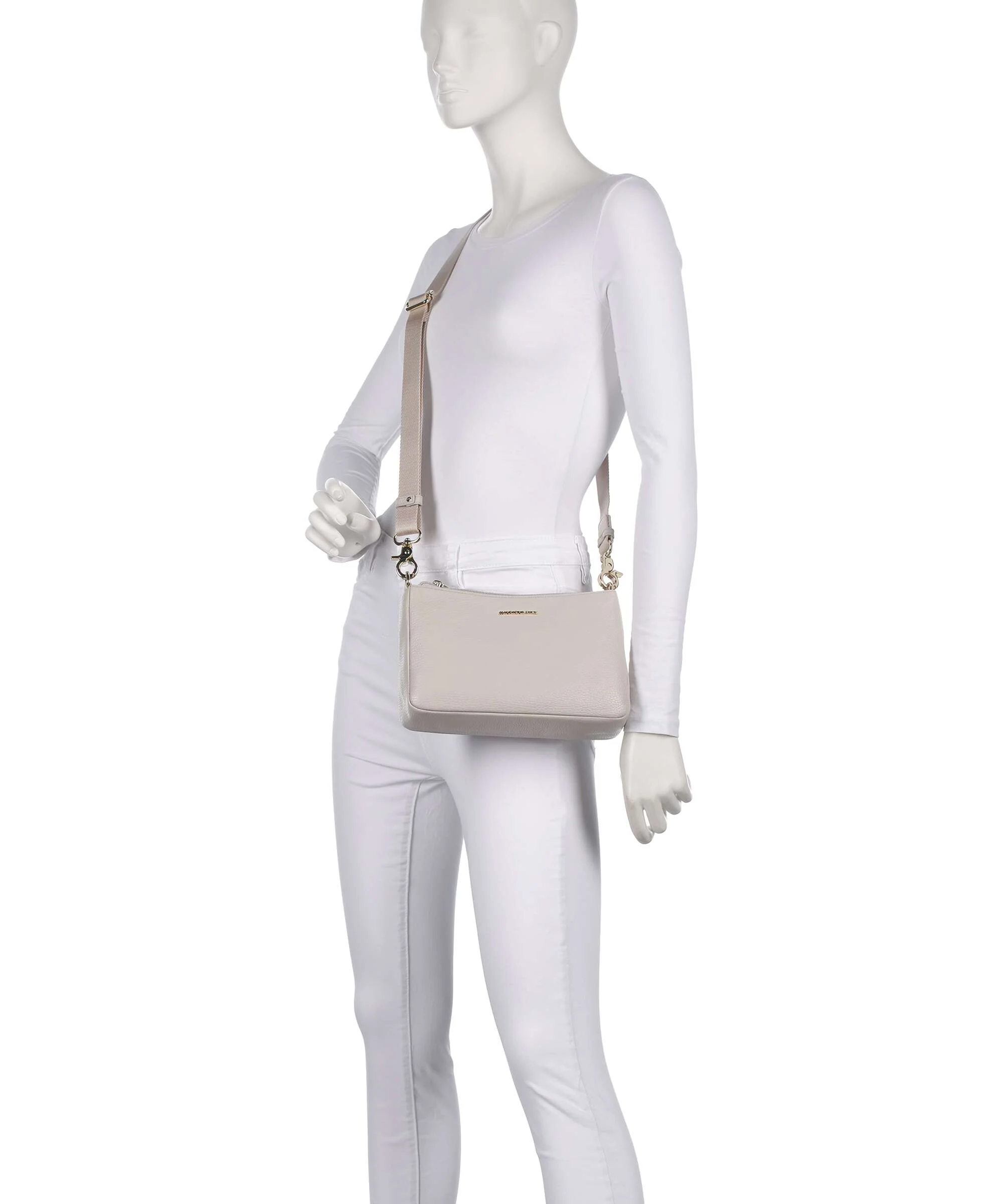 Mandarina Duck Mellow Leather Crossbody tas cocoon - Image 3