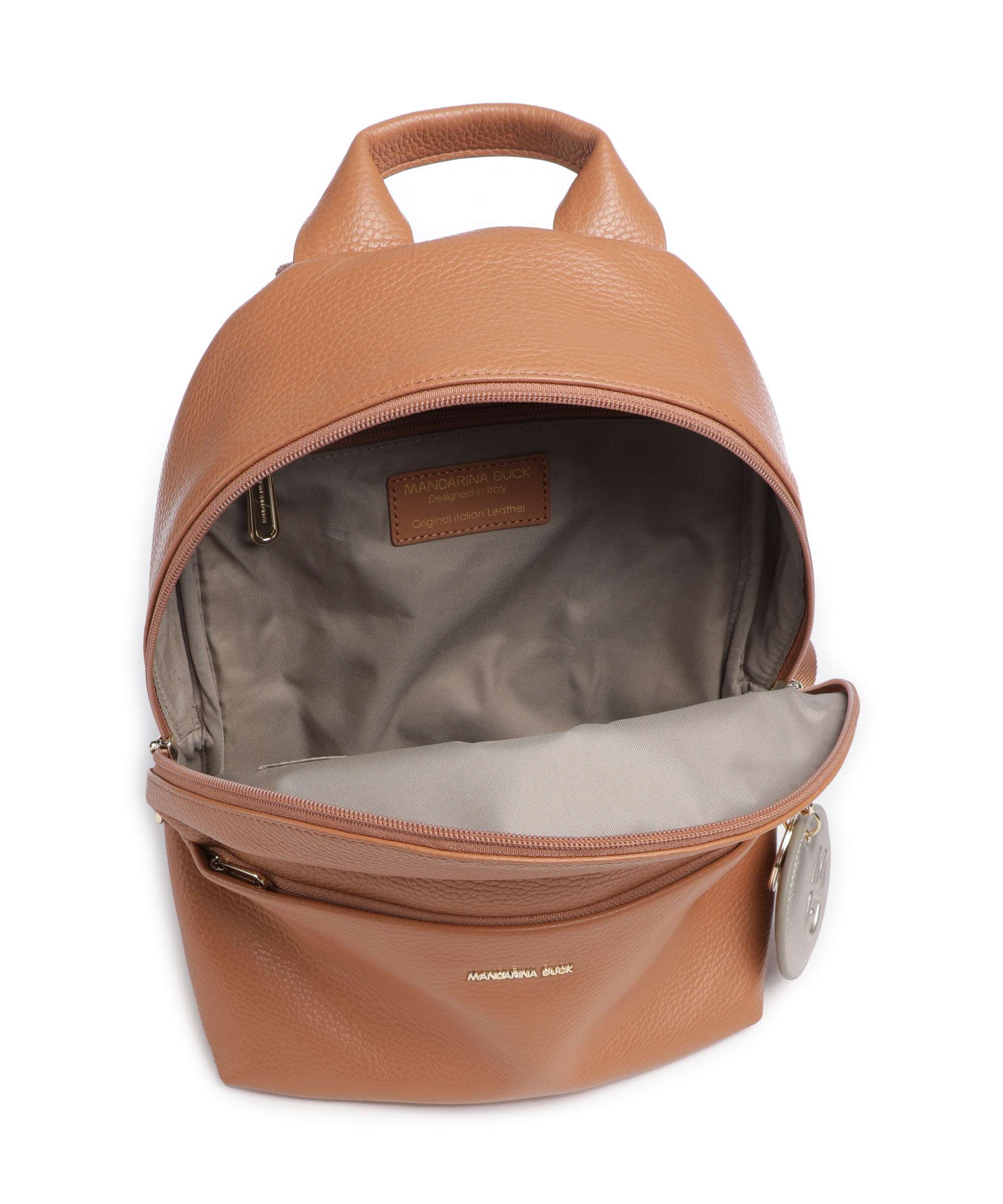 Mandarina Duck Mellow Leather Rugzak pecan nut - Image 5