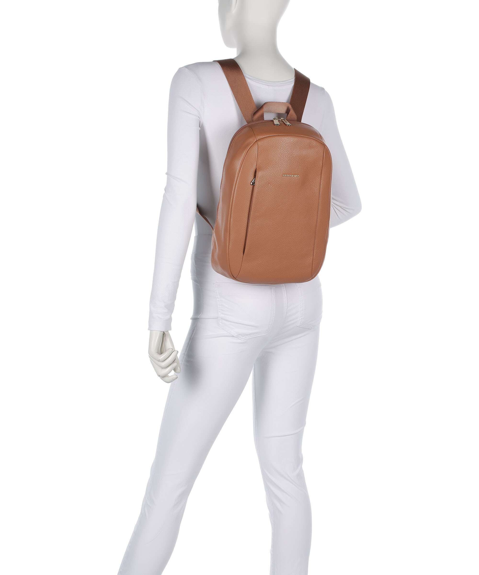 Mandarina Duck Mellow Leather Rugzak pecan nut - Image 3