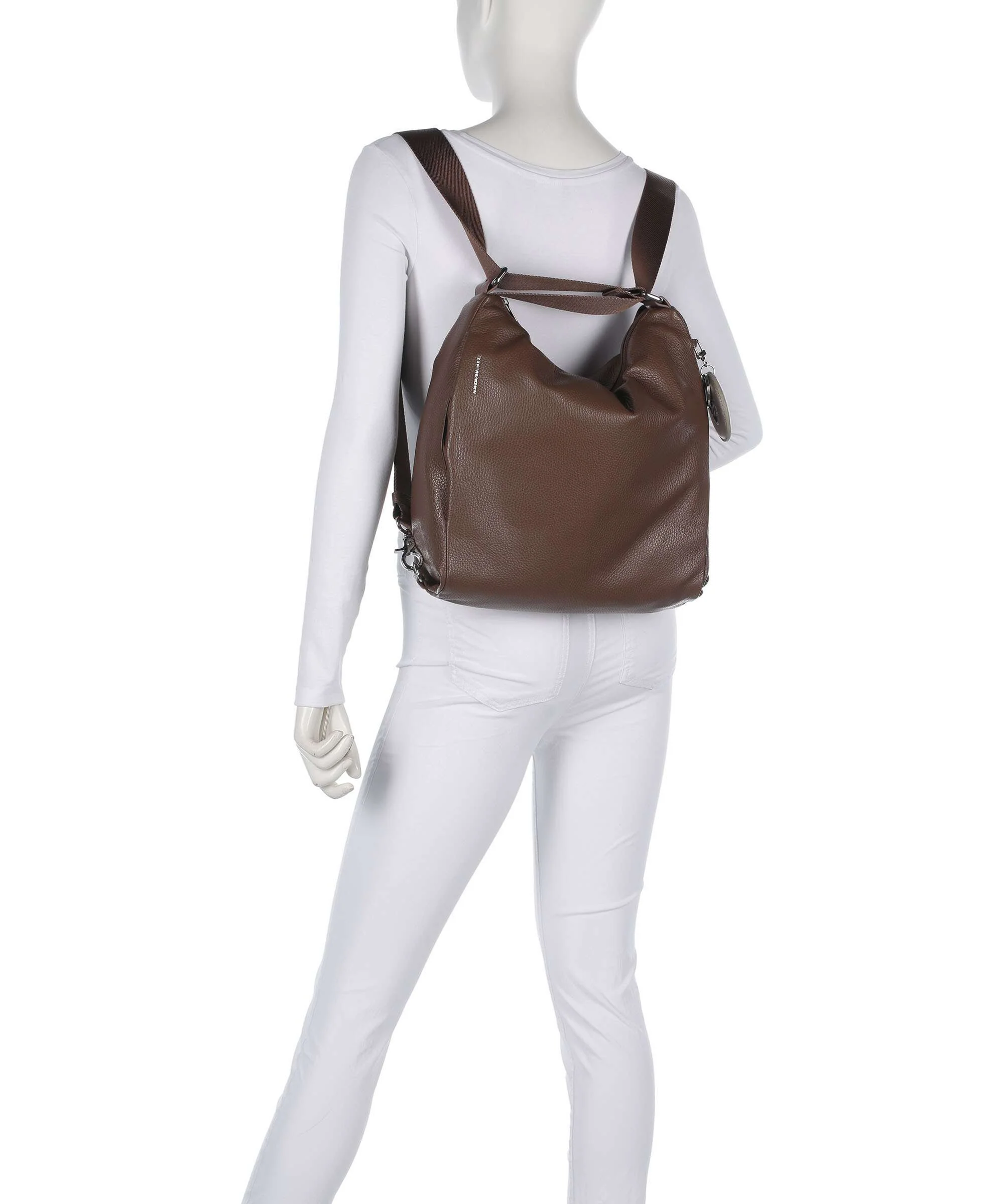 Mandarina Duck Mellow Leather Rugzak-tas milk chocolate - Image 3