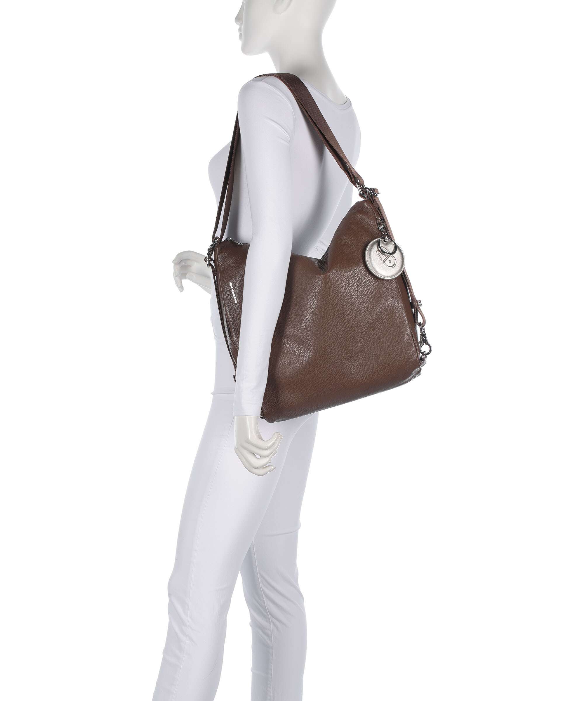 Mandarina Duck Mellow Leather Rugzak-tas milk chocolate - Image 4