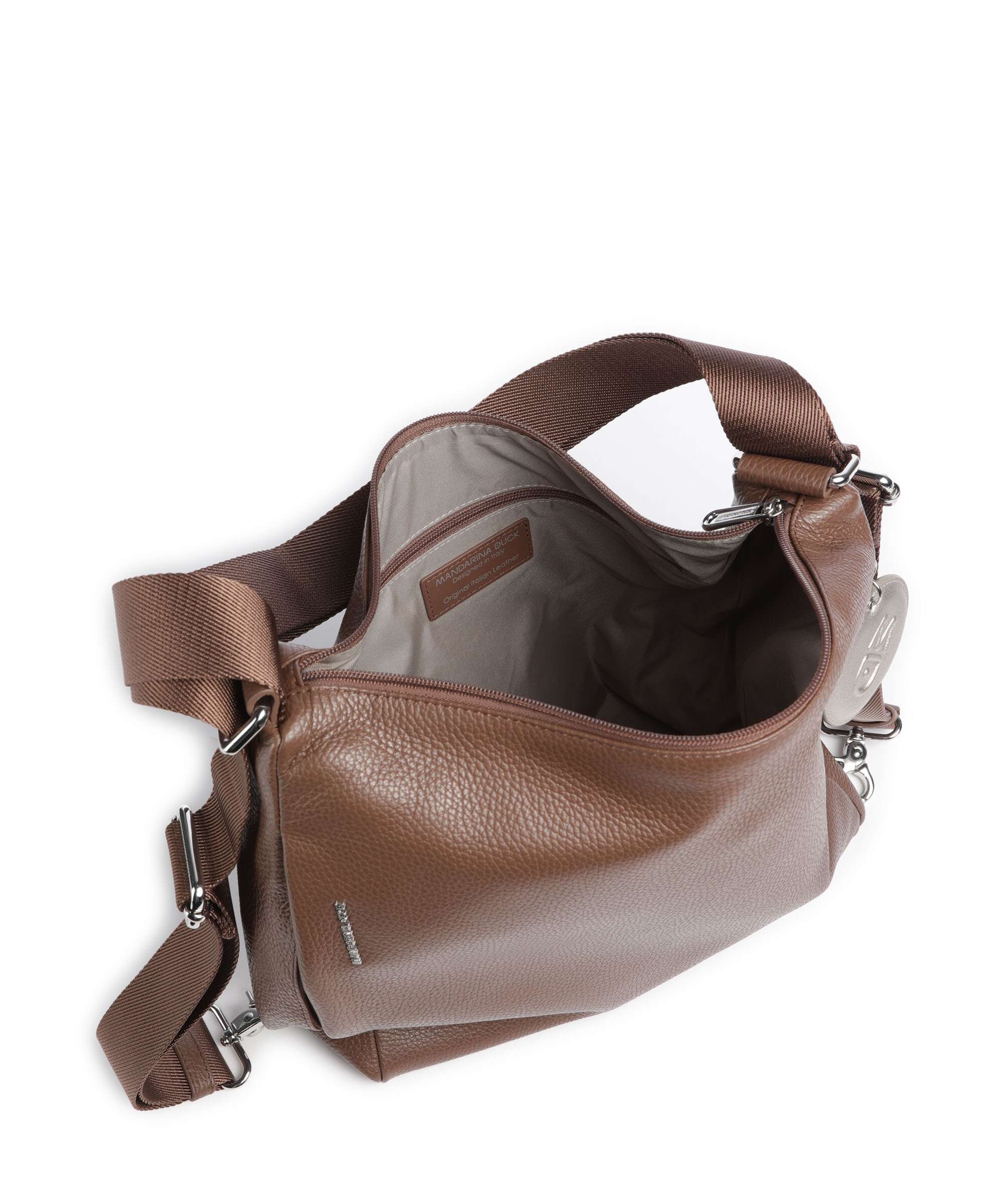 Mandarina Duck Mellow Leather Rugzak-tas milk chocolate - Image 6