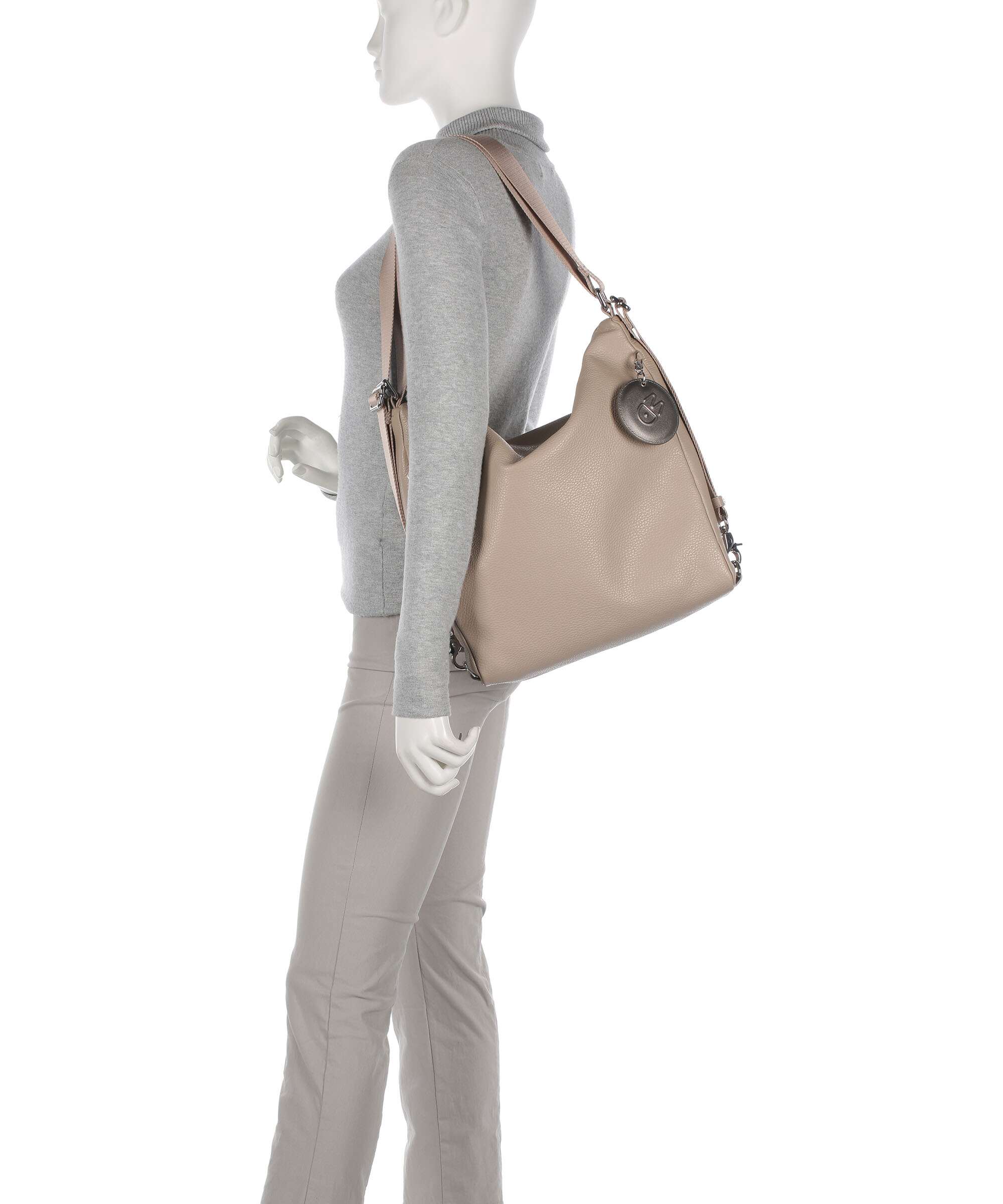 Mandarina Duck Mellow Leather Rugzak-tas warm taupe - Image 3