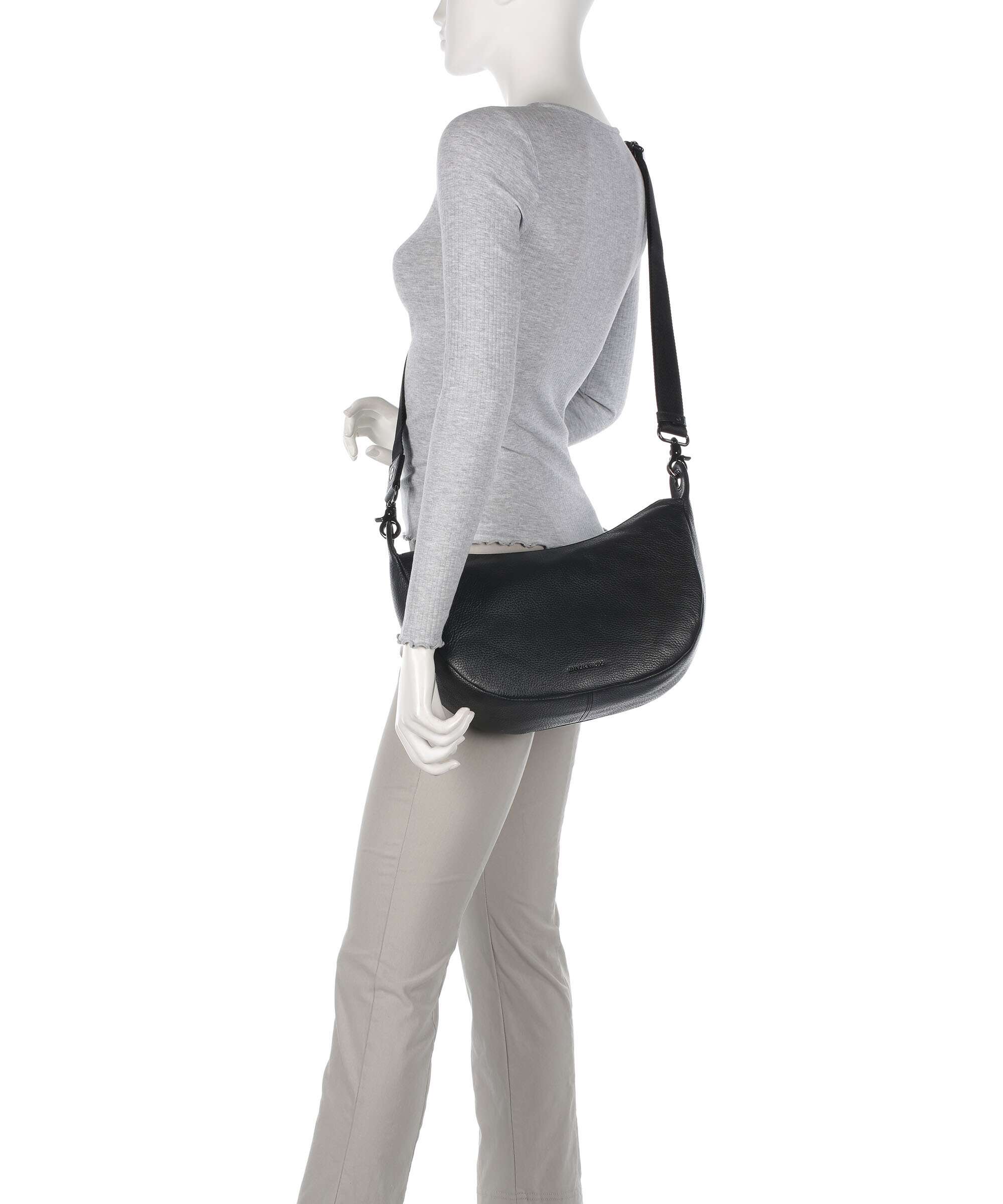 Mandarina Duck Mellow Leather Schoudertas nero - Image 3