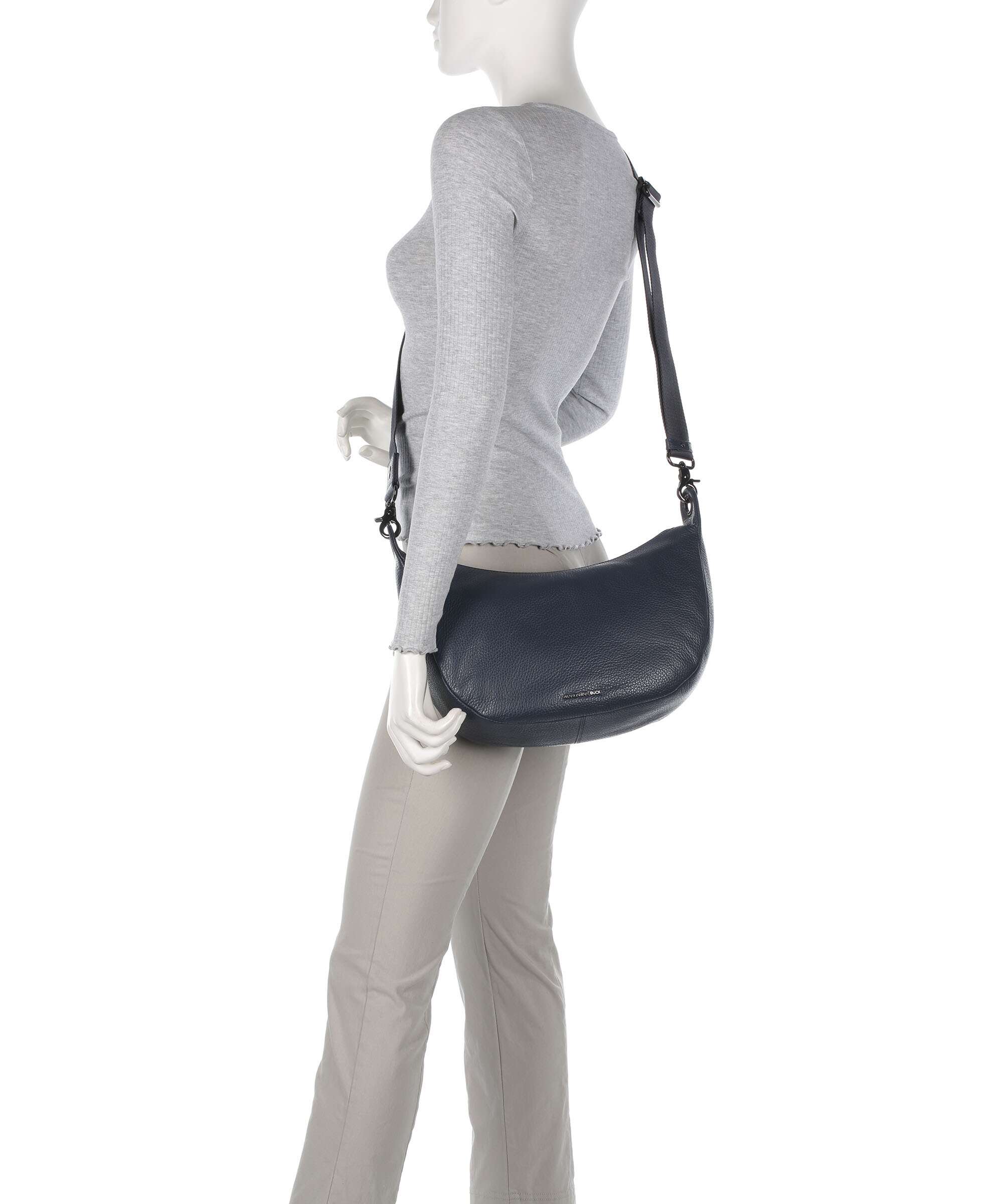 Mandarina Duck Mellow Leather Schoudertas dress blue - Image 3